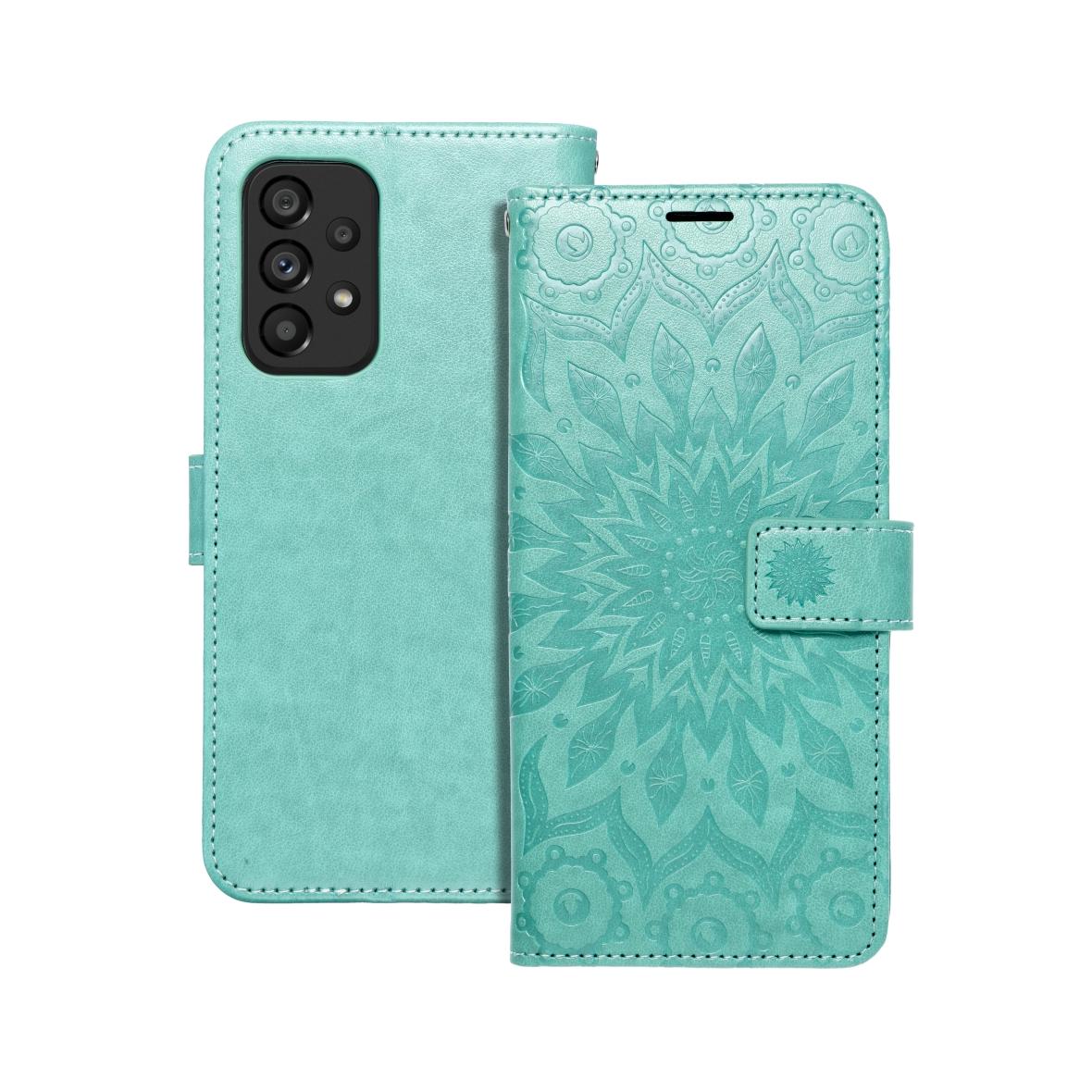 Etui z klapką na Samsung A53 5G Mezzo Book mandala zielone