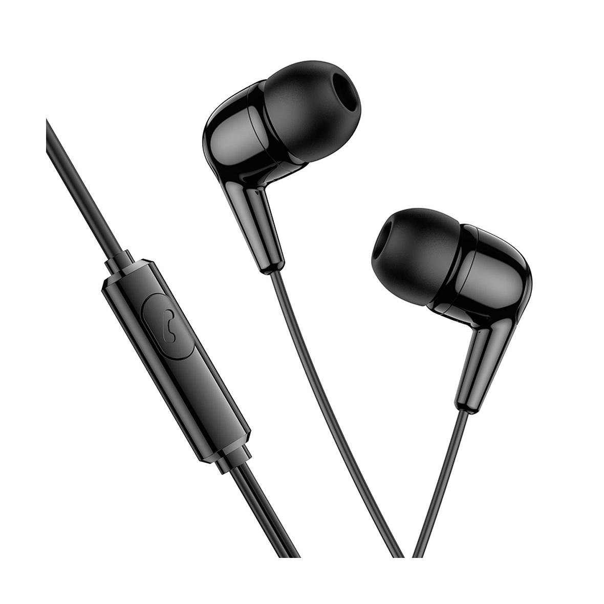 Słuchawki przewodowe douszne Jack 3,5 mm Hoco M97 czarne