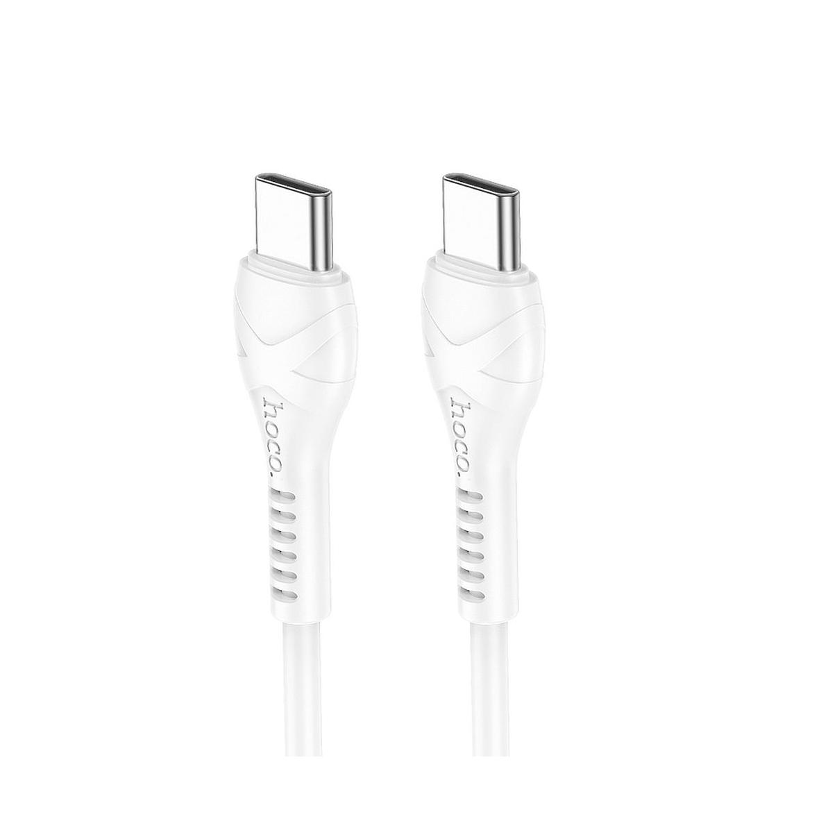 Kabel USB C do USB C Hoco PD 60W 1 m X37 biały