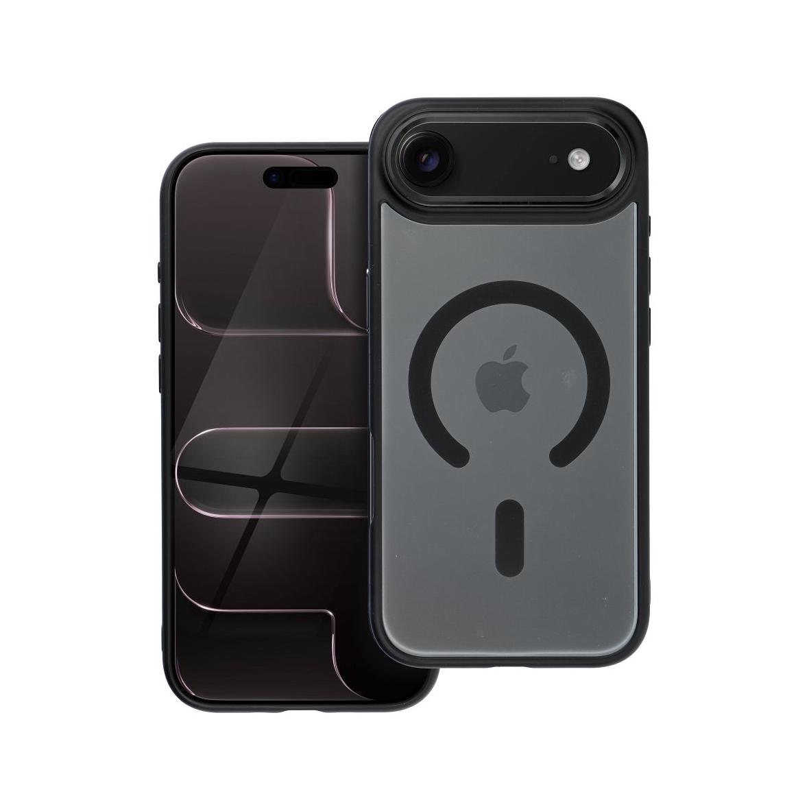 Futerał do iPhone 17 AIR Matte Mag Cover zgodny z MagSafe czarny