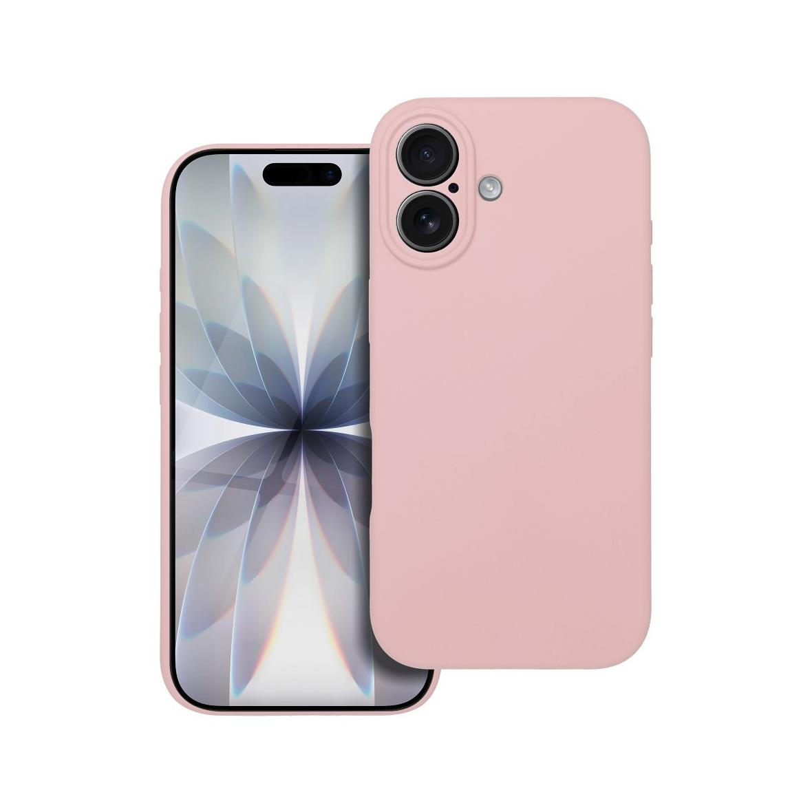 Futerał do iPhone 17 Silicone 2mm zgodny z MagSafe pudrowy róż