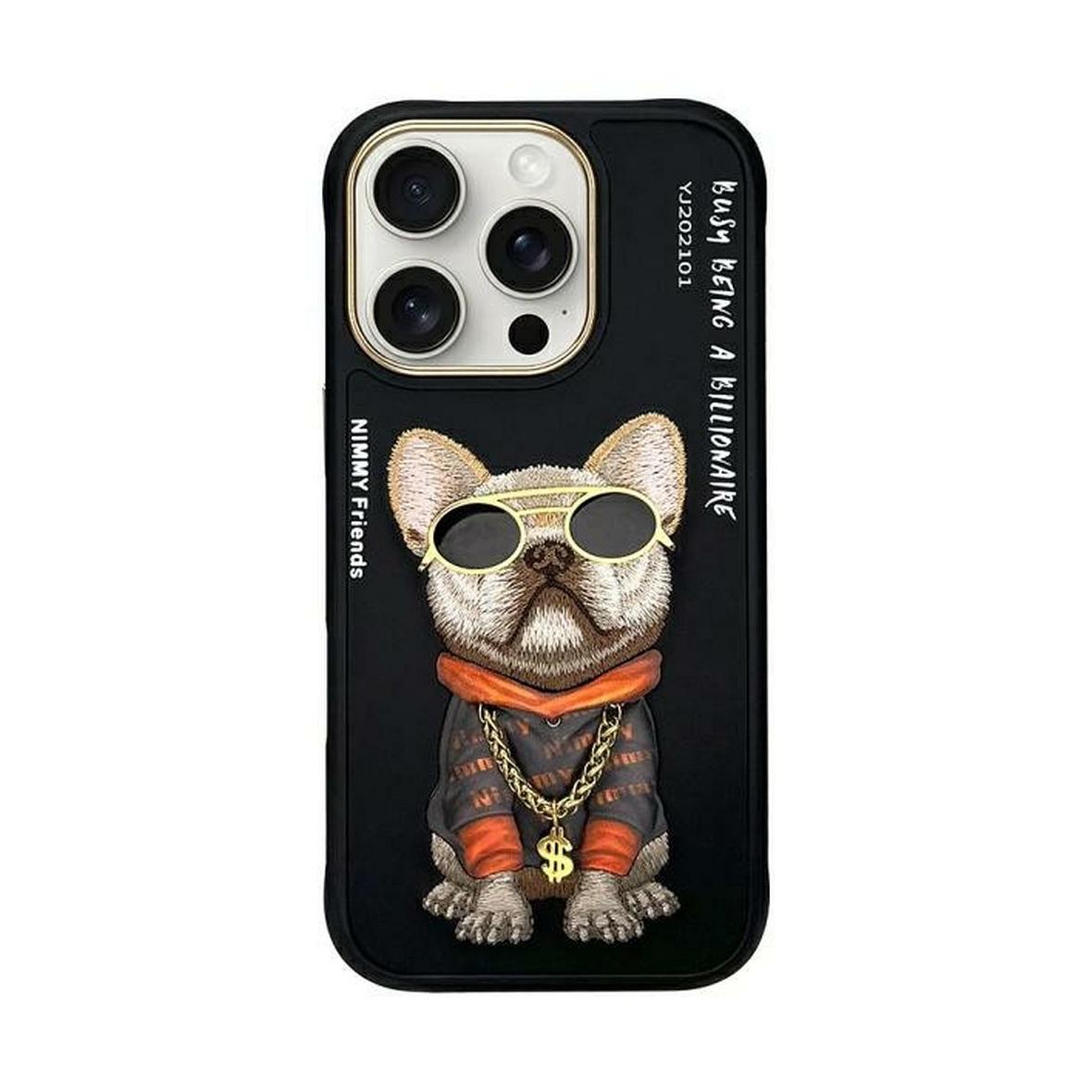 NIMMY futerał GLASSES COOL DOG do IPHONE 16 Pro czarny
