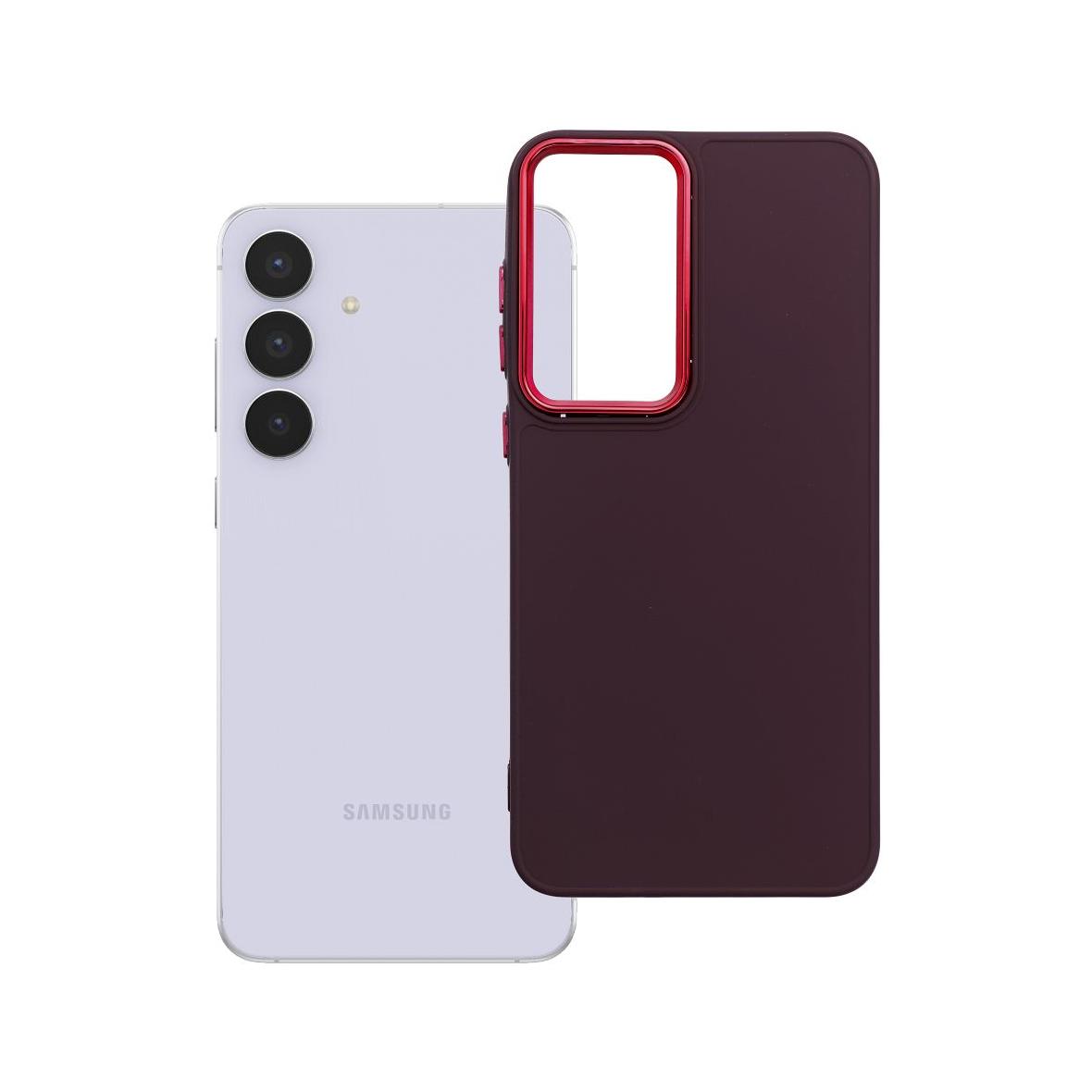 Futerał do Samsung S25 FE Frame fioletowy