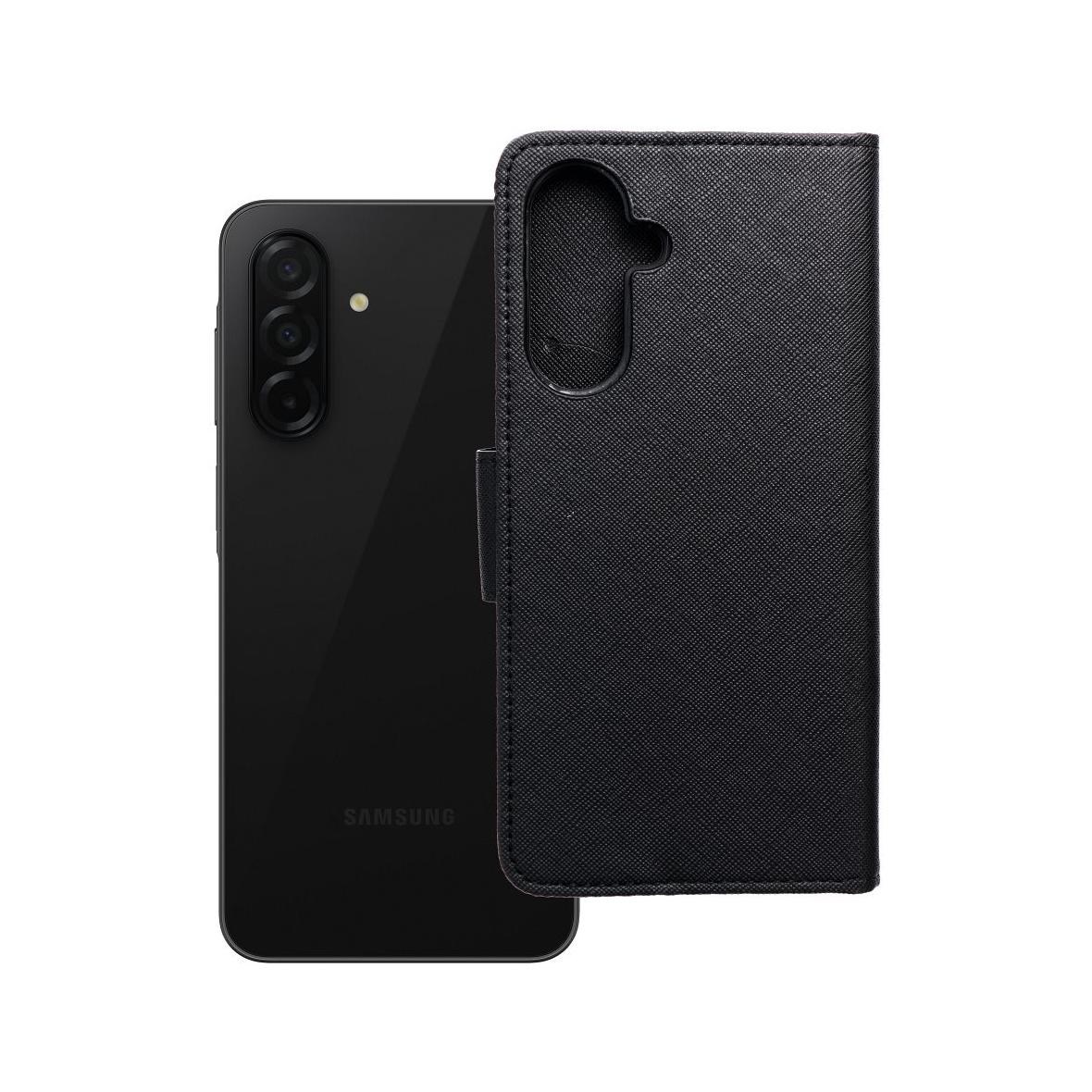 Etui z klapką na Samsung A56 Fancy Book czarne