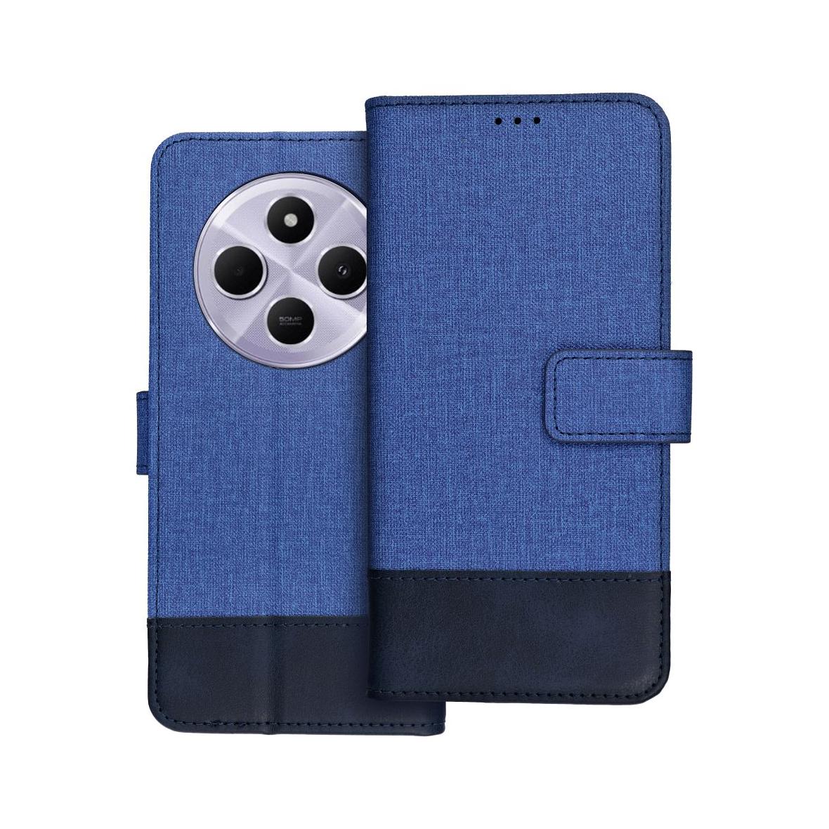 Etui z klapką na Xiaomi Redmi 14C Gomma Book niebieskie