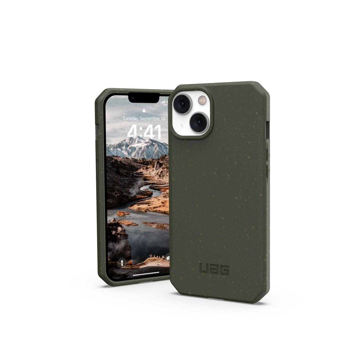 UAG Urban Armor Gear futerał BIODEGRADABLE OUTBACK do IPHONE 14 Plus green
