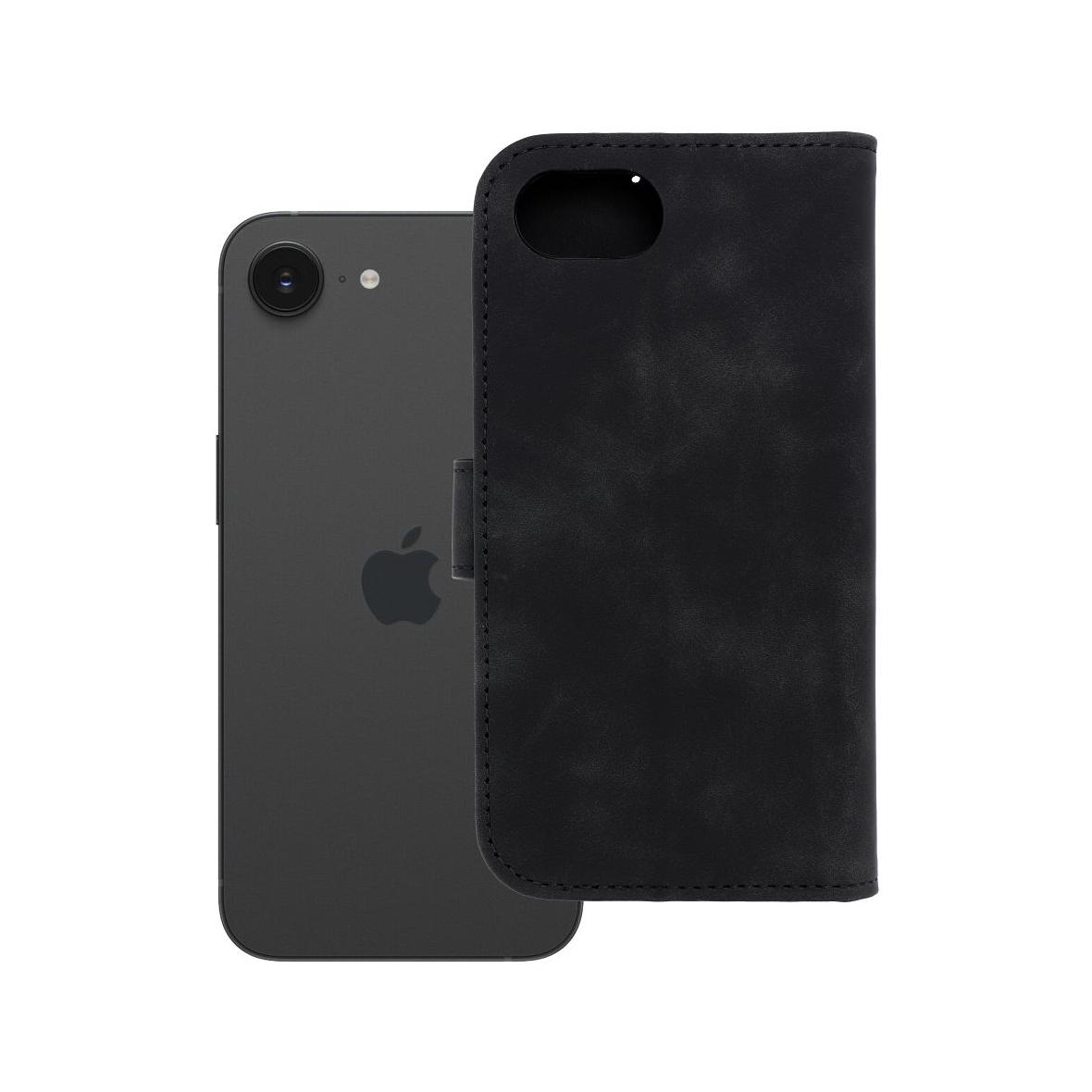 Etui z klapką na iPhone 16e (SE 4 2025) Tender Book czarne