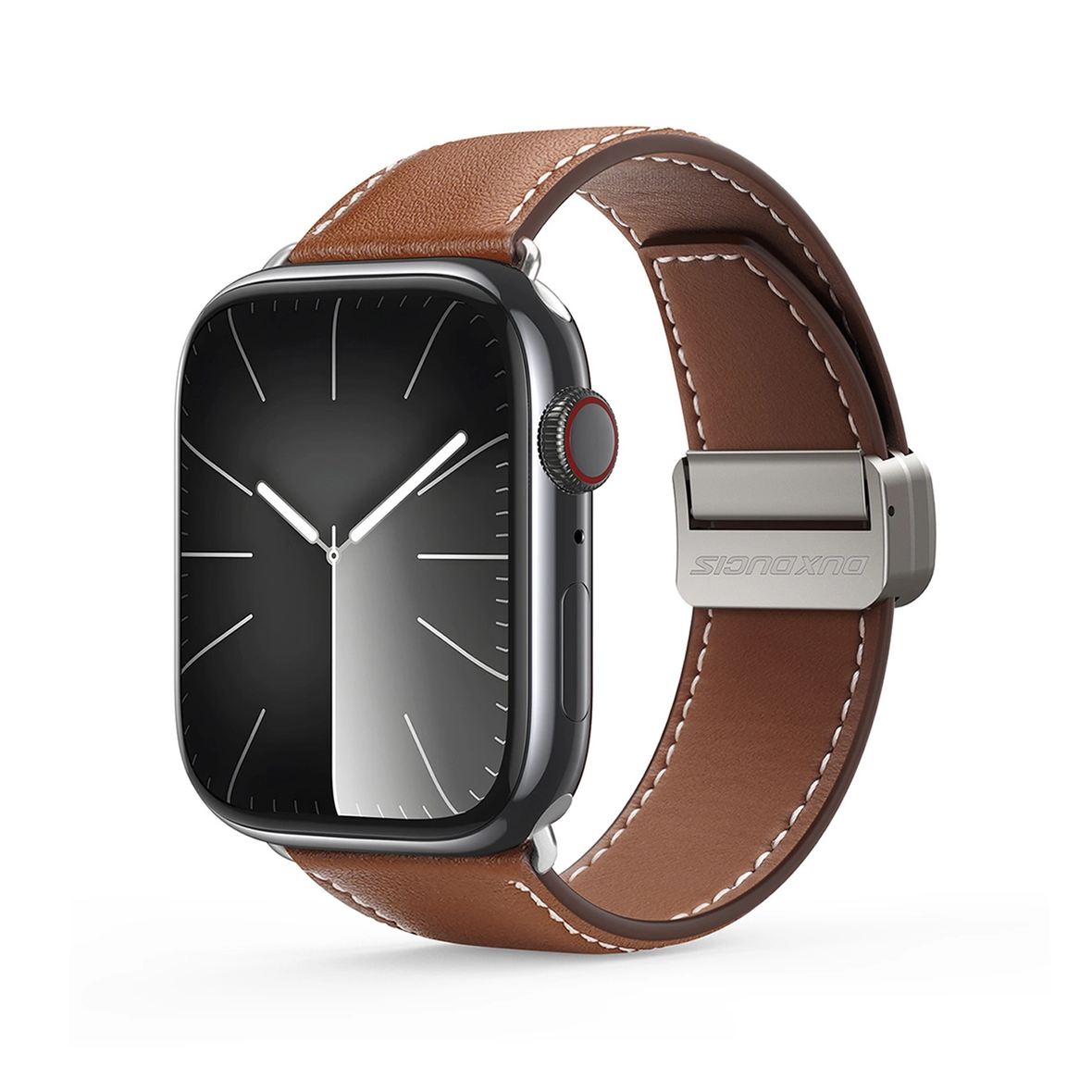 DUX DUCIS pasek YA skórzany do Apple Watch 42 / 44 / 45 / 49 mm brązowy