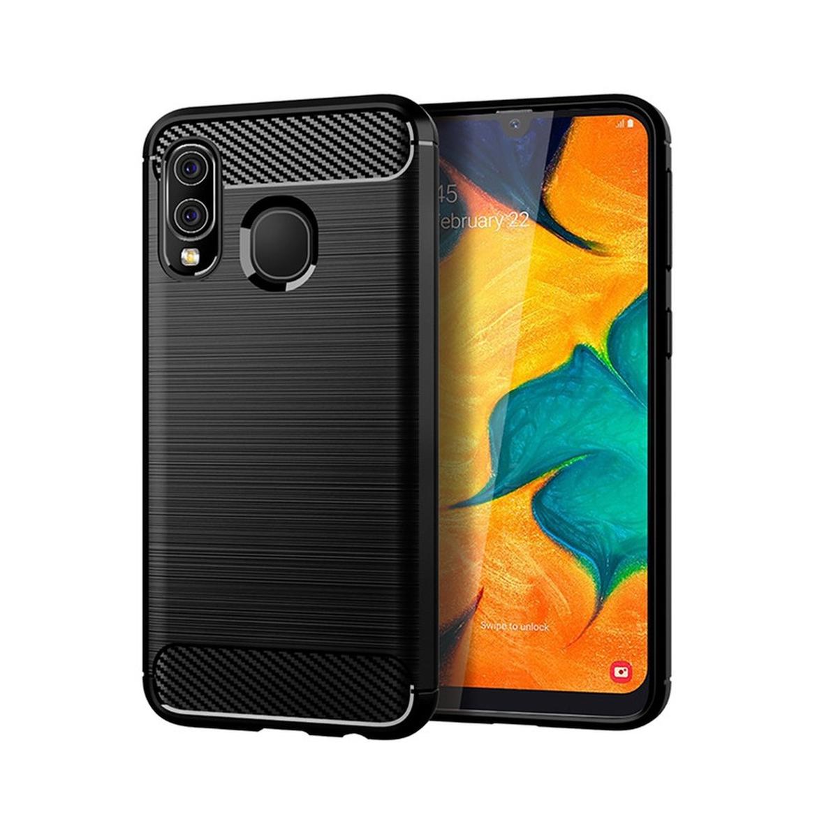 Futerał do Samsung A40 Carbon czarny