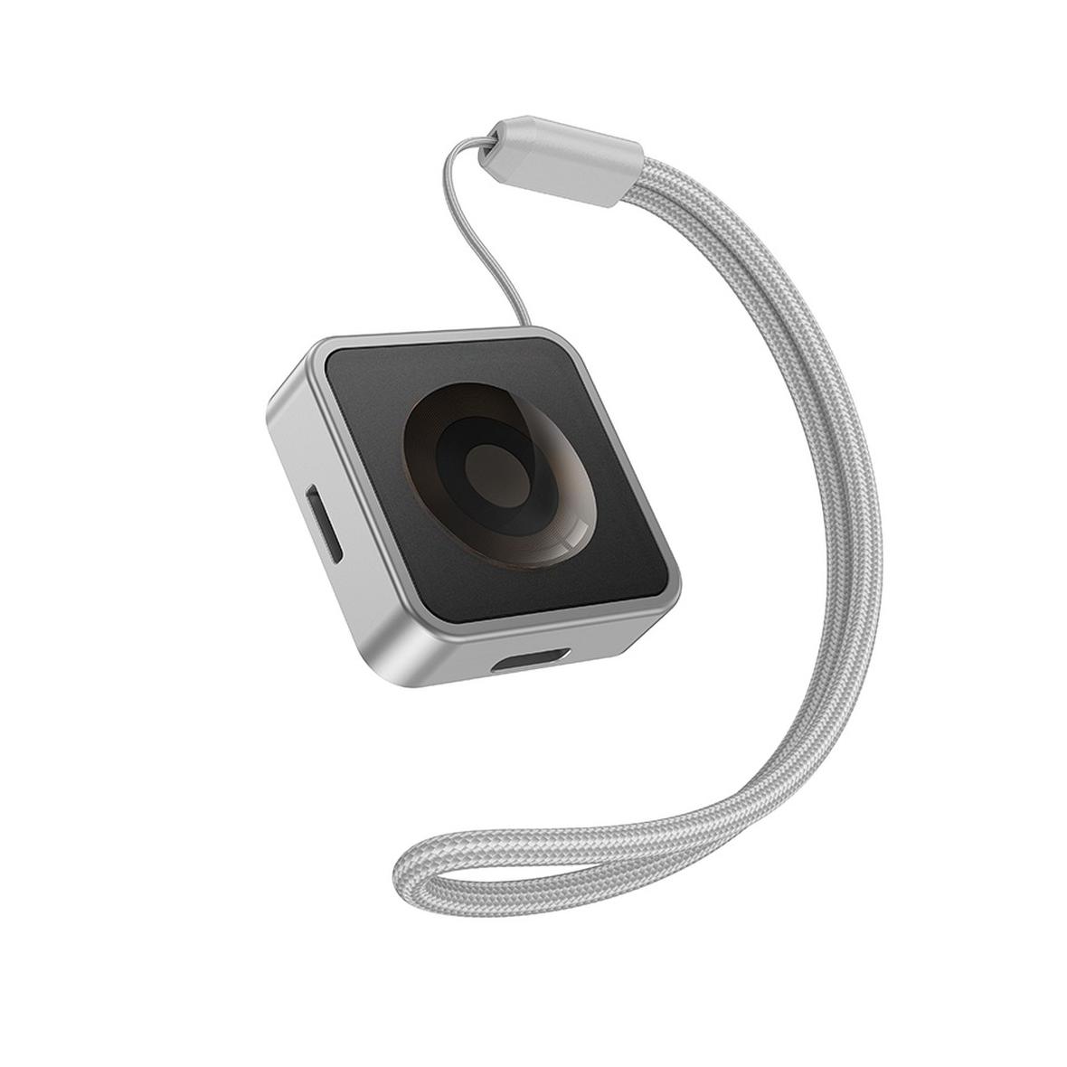 Ładowarka indukcyjna Hoco 2,5W kompatybilna z Apple Watch CW55 srebrna