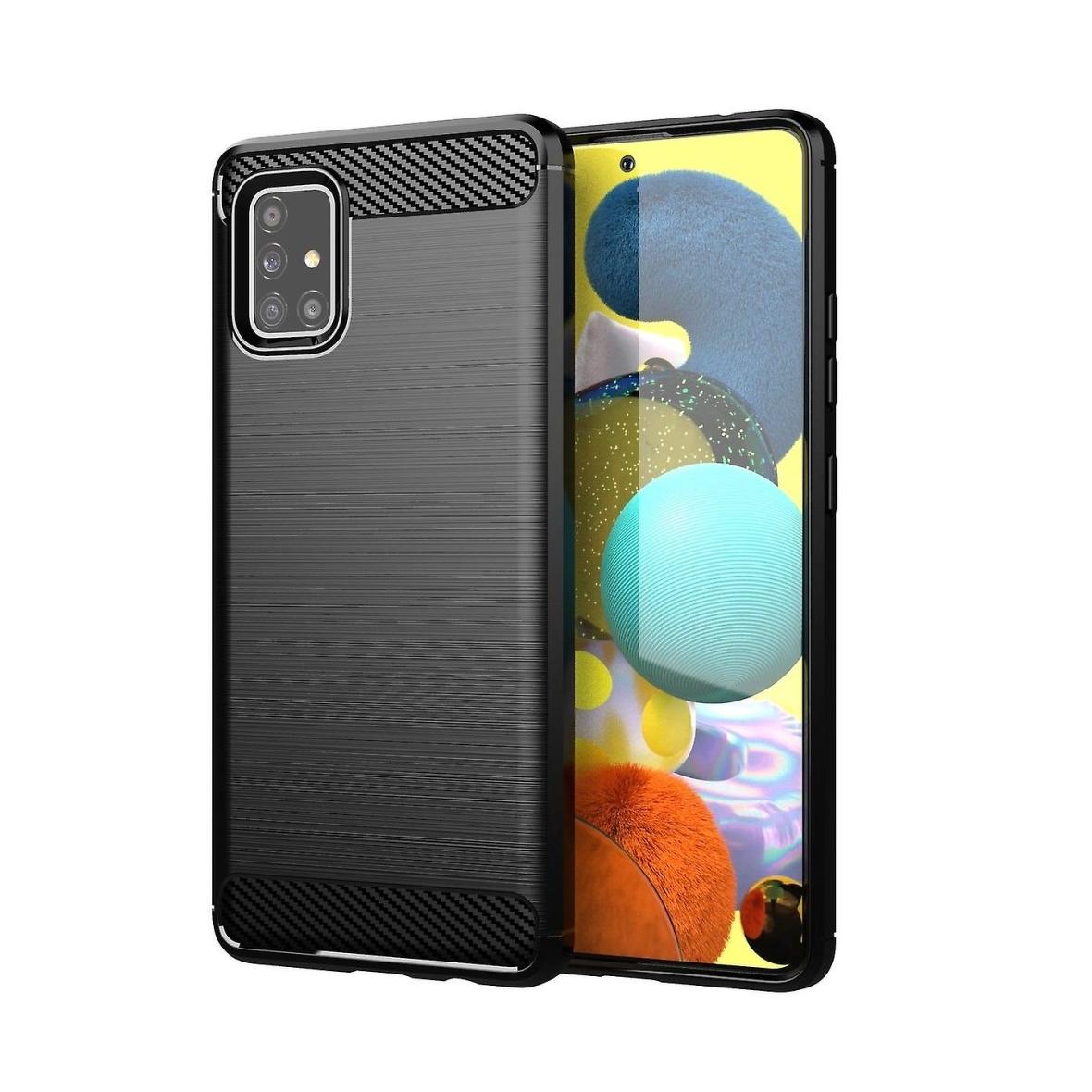 Futerał do Samsung A51 Carbon czarny