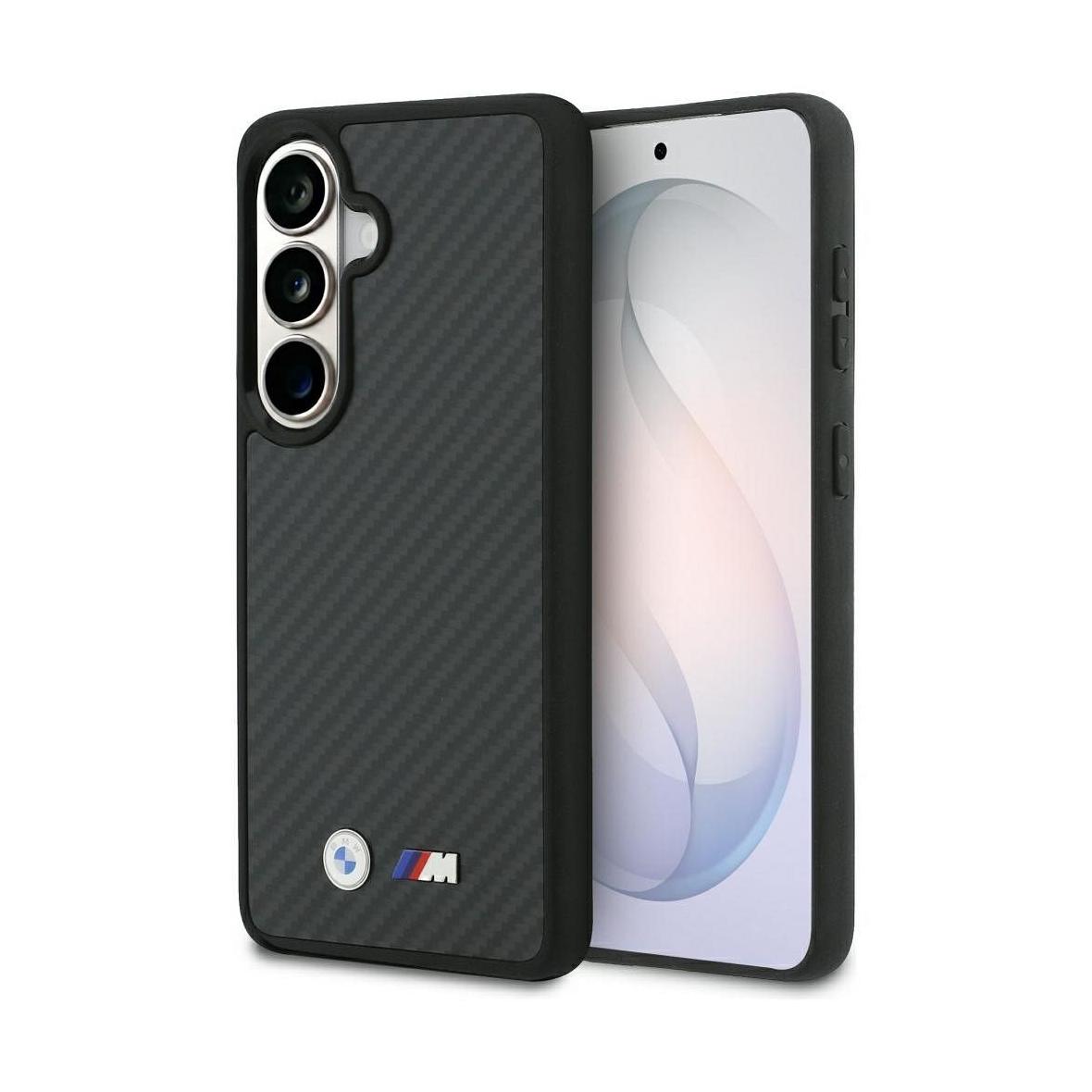 BMW futerał do SAMSUNG S26 BMHMS26S24CFMMK (Magnetic Kevlar W/ Logo) czarny