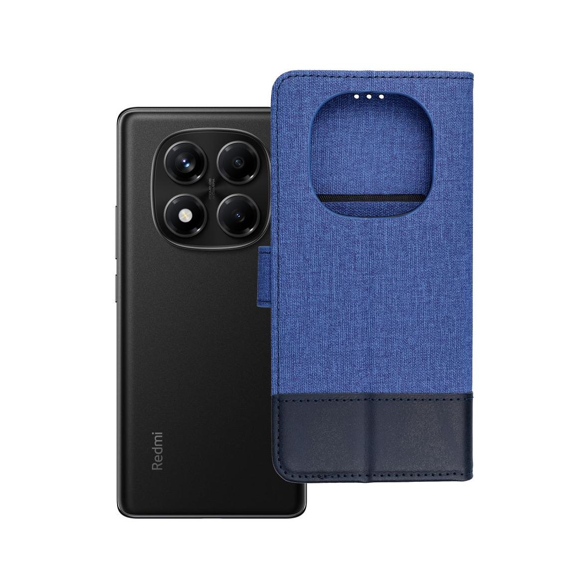 Etui z klapką na Xiaomi Redmi Note 14 PRO 4G Gomma Book niebieskie