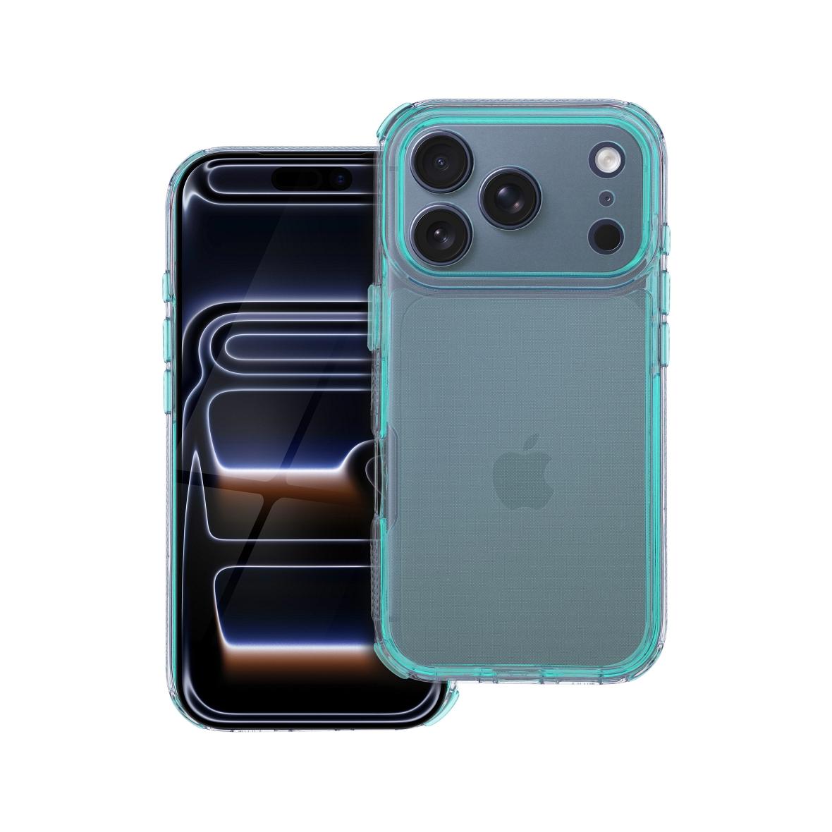 Futerał do iPhone 17 PRO Matrix Clear miętowy