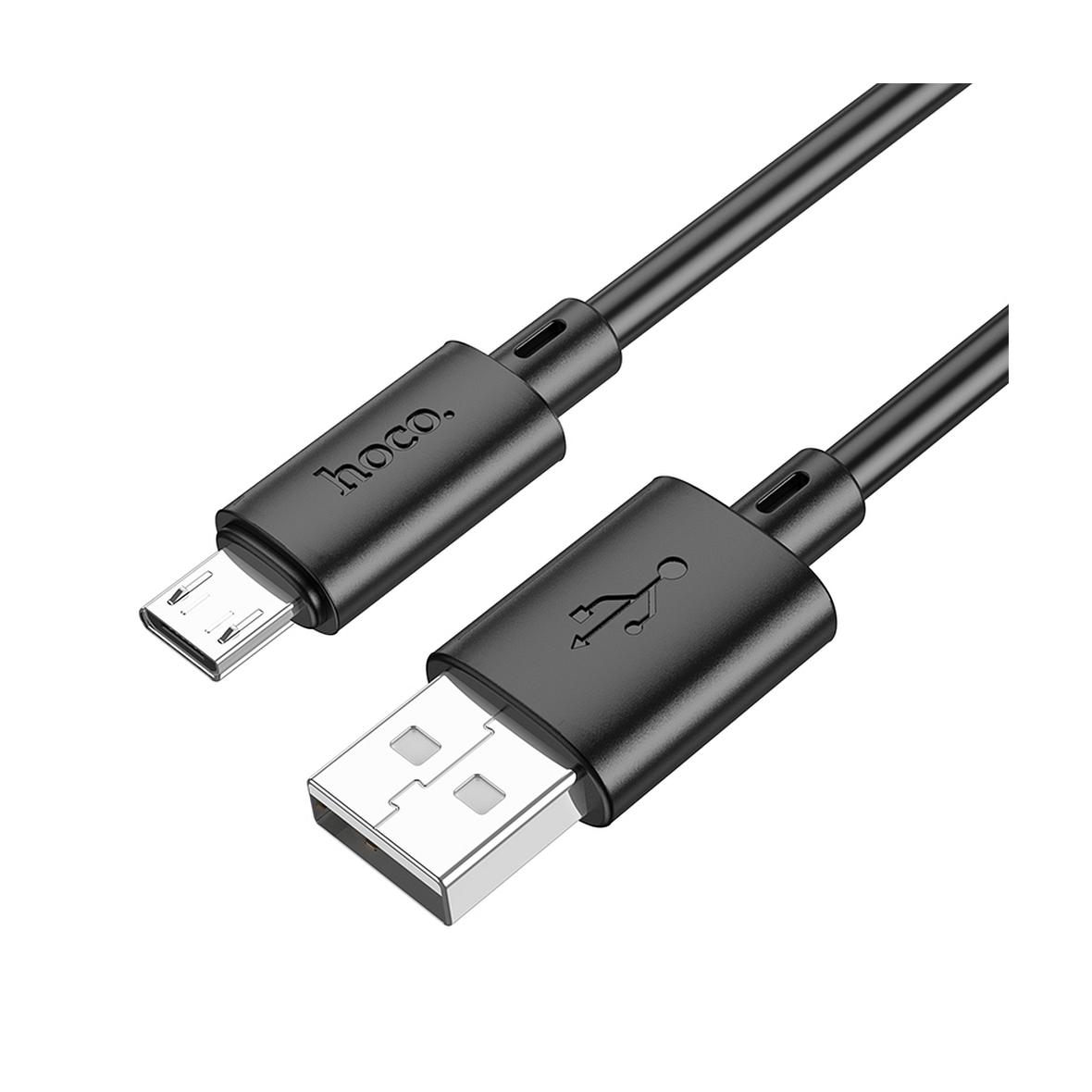 Kabel USB A do Micro USB Hoco 2,4A 1 m X88 czarny