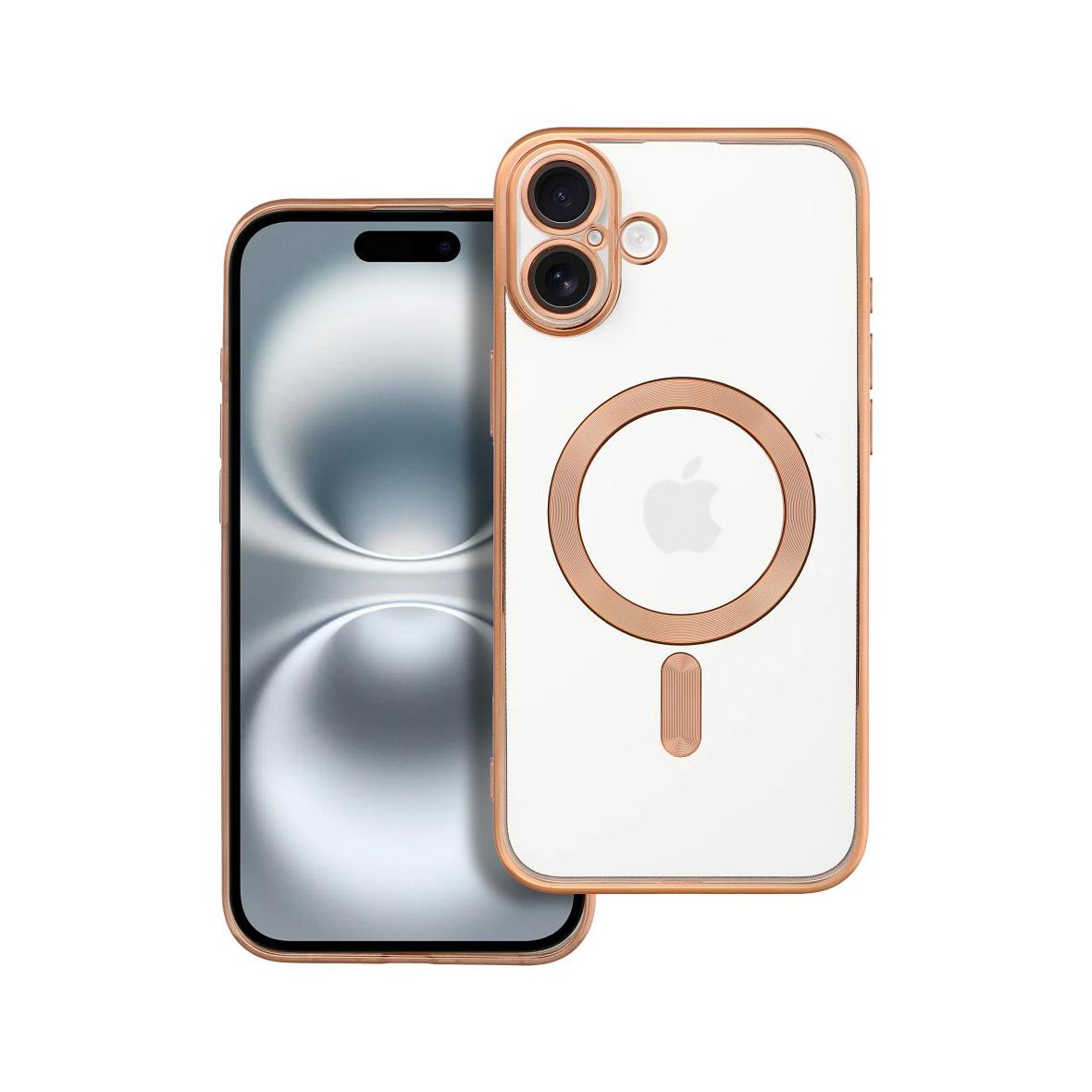 Futerał do iPhone 16 PLUS Electro Mag Cover zgodny z MagSafe złoty