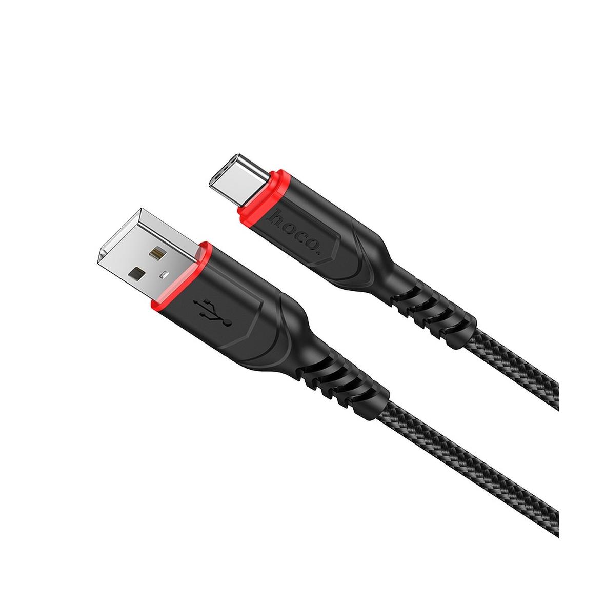 Kabel USB A do USB C Hoco QC 3A 1 m X59 czarny