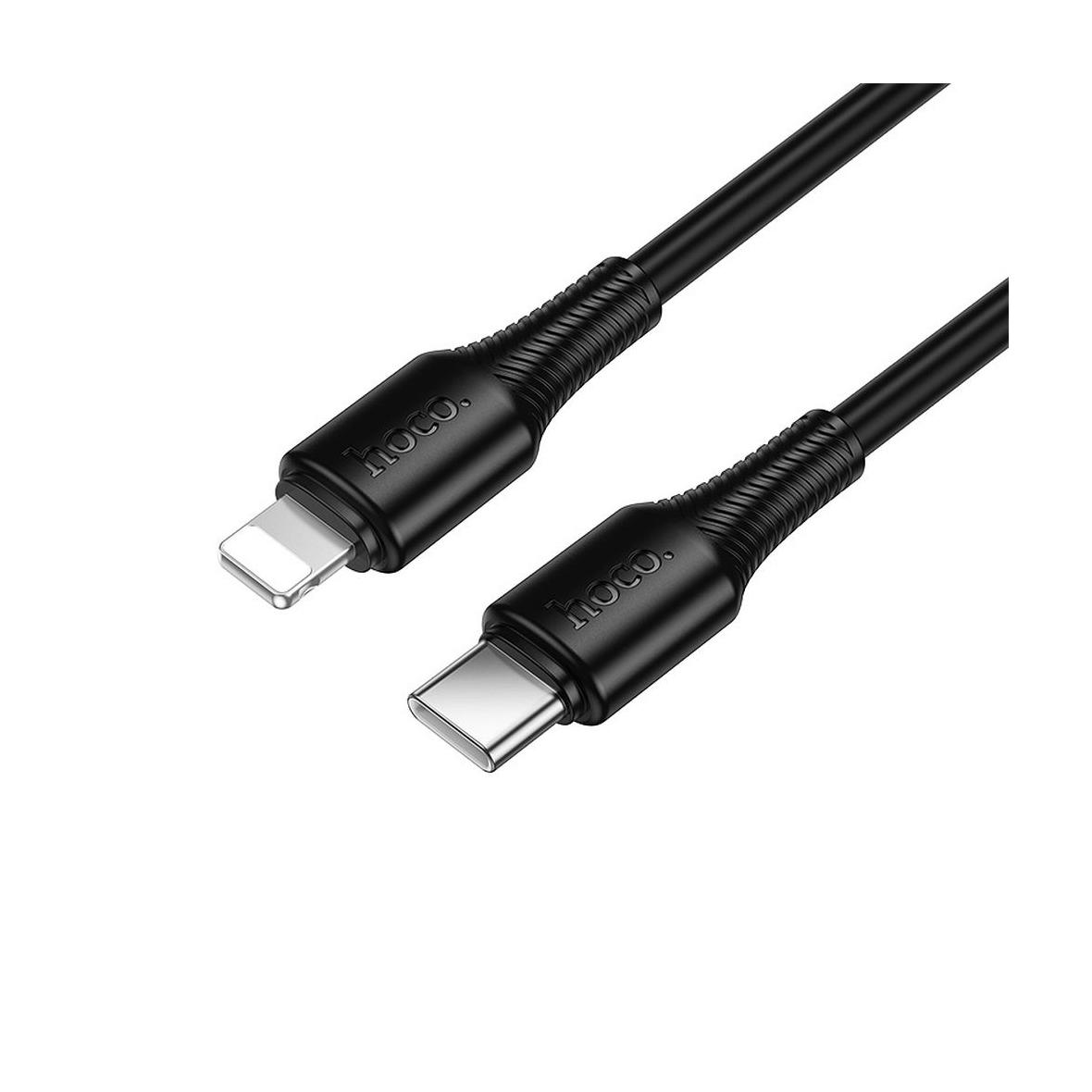 Kabel USB C do Lightning Hoco PD 27W 1 m X120 czarny