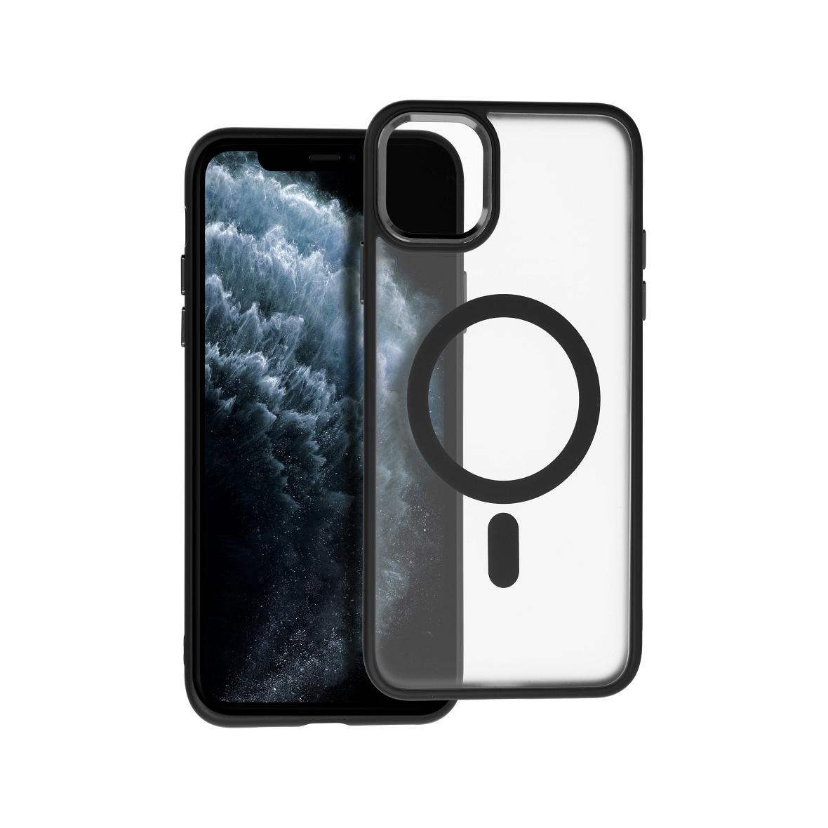Futerał do iPhone 11 PRO MAX Matte Mag Cover zgodny z MagSafe czarny