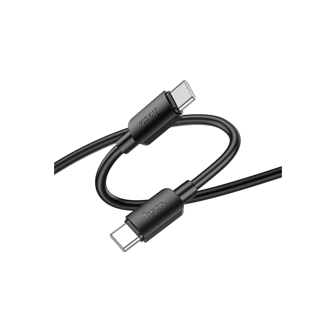 Kabel USB C do USB C Hoco PD 3A 60W 1 m X96 czarny