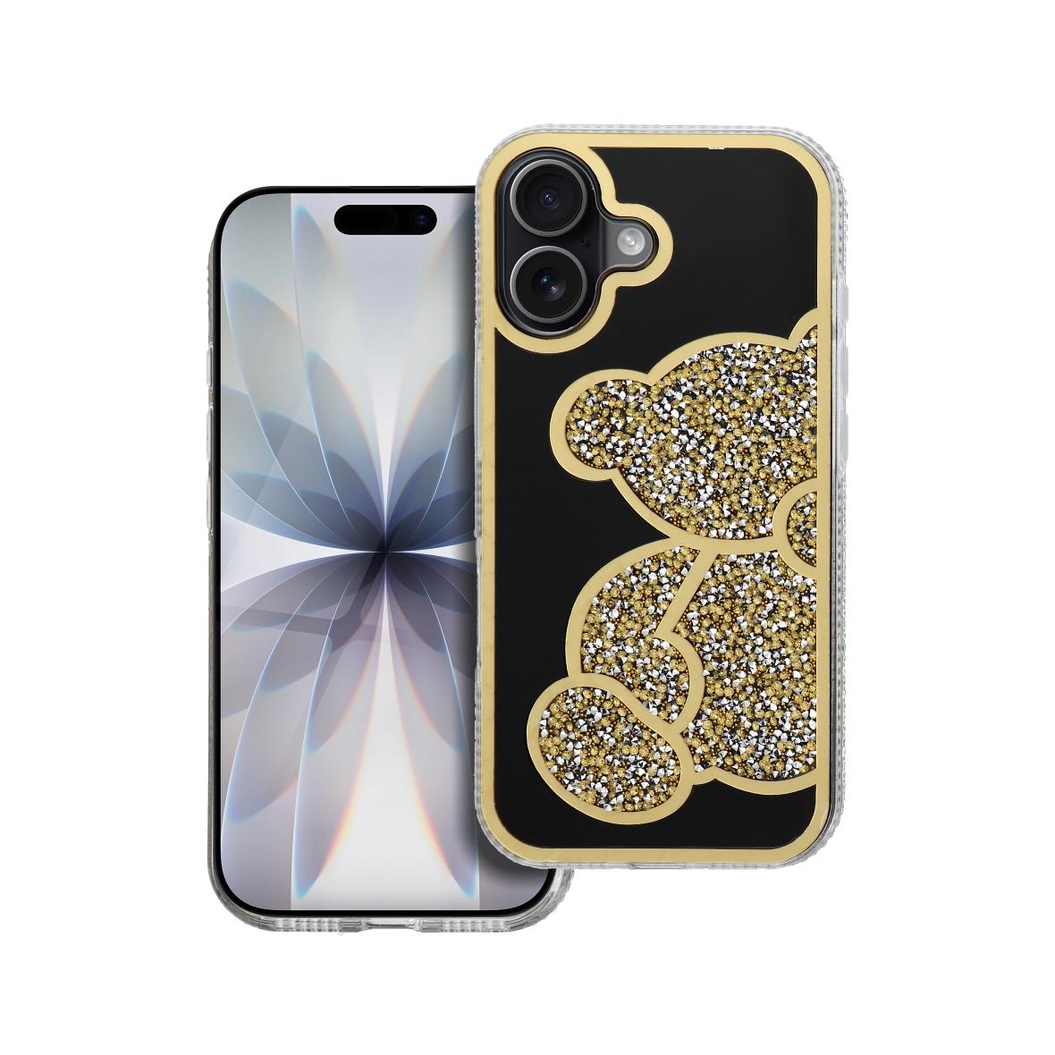 Futerał do iPhone 17 Teddy Bear złoty
