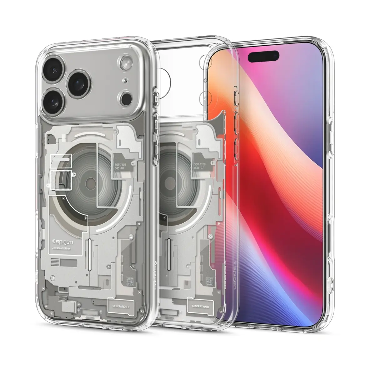 SPIGEN futerał ULTRA HYBRID MAG kompatybilny z MagSafe do IPHONE 17 Pro Max zero one natural titanium