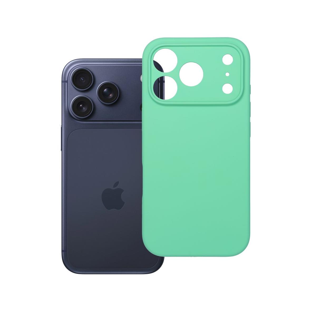 Futerał do iPhone 17 PRO Silicone 2mm miętowy