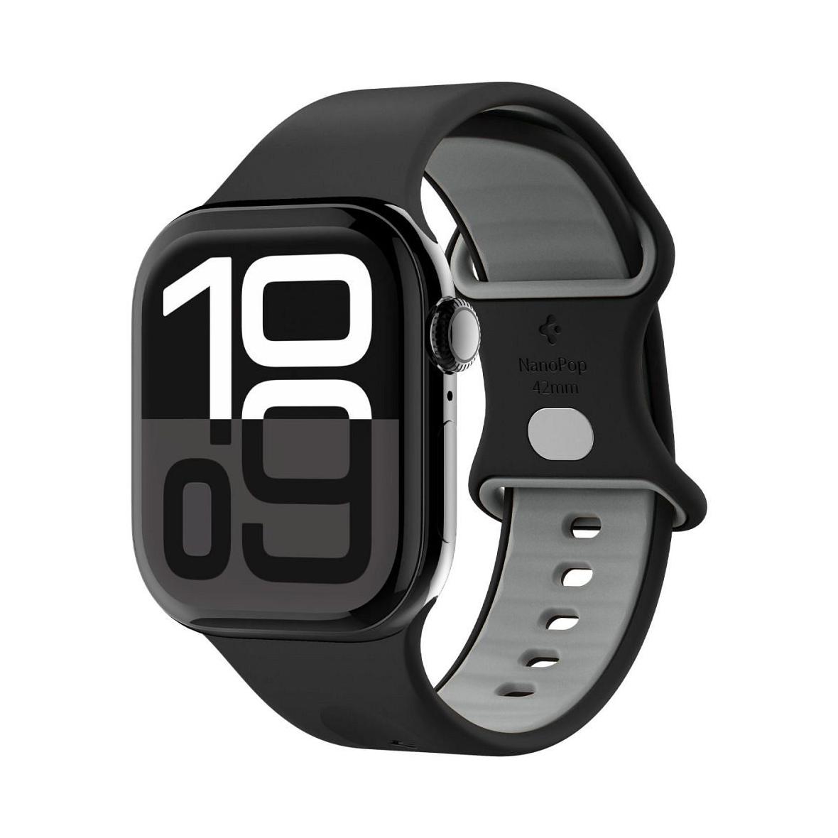 SPIGEN futerał NANO POP do APPLE Watch 6 / 7 / 8 / 9 / 10 / SE (40 / 41 / 42 mm) black sesame