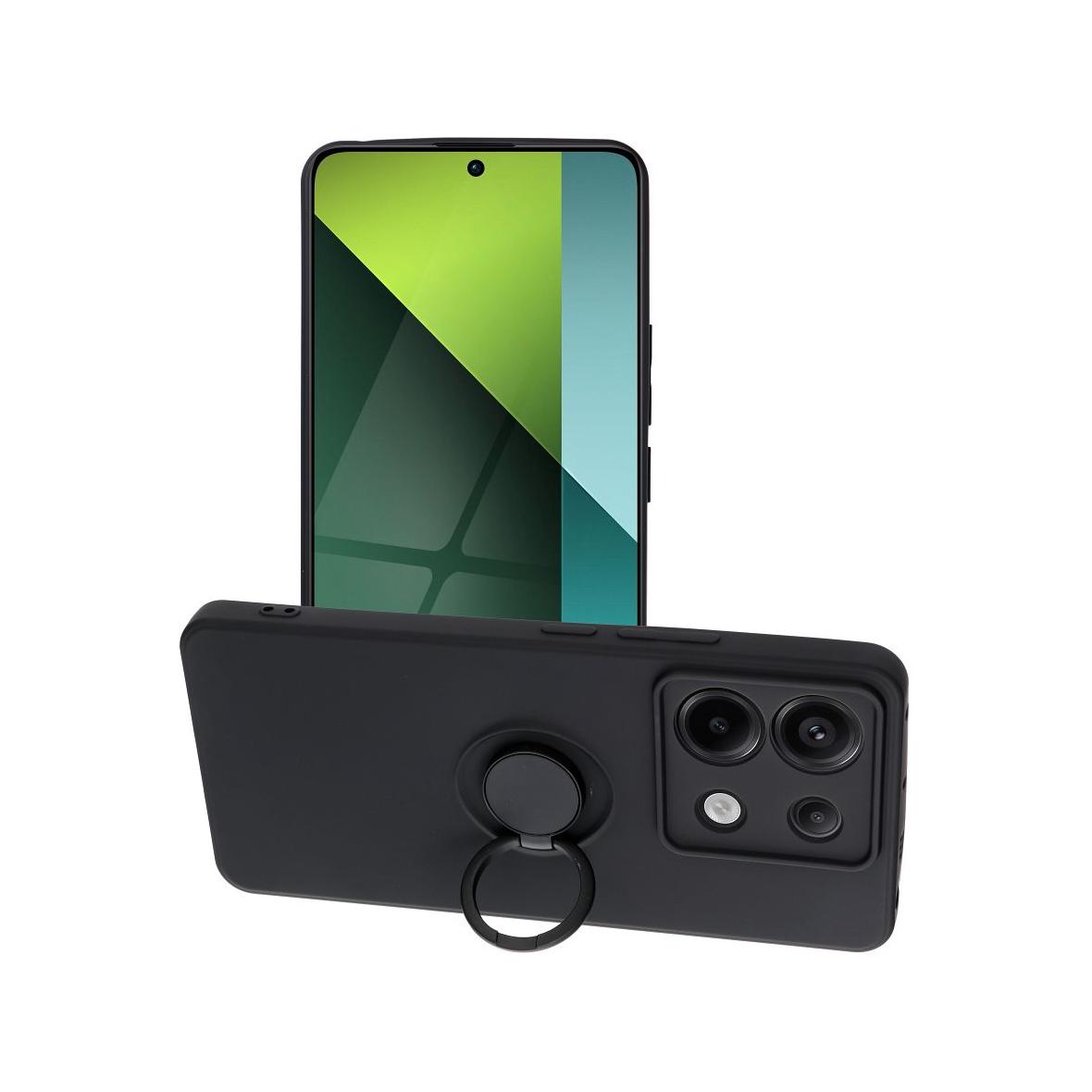 Futerał do Xiaomi Redmi NOTE 13 PRO 5G Silicone Ring czarny