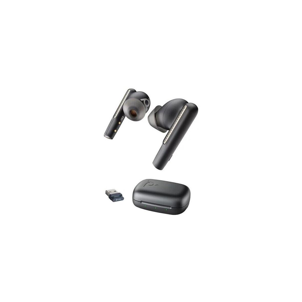 Słuchawki bezprzewodowe douszne Poly Voyager Free 60 UC BT700 USB A czarne