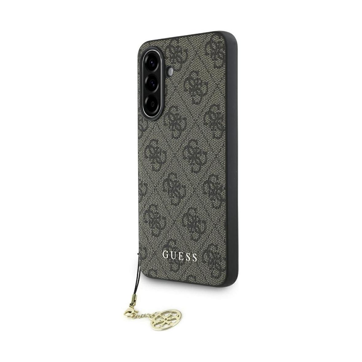 GUESS futerał do SAMSUNG A36 GUHCSA36GF4GBR (PU 4G Charm) brązowy