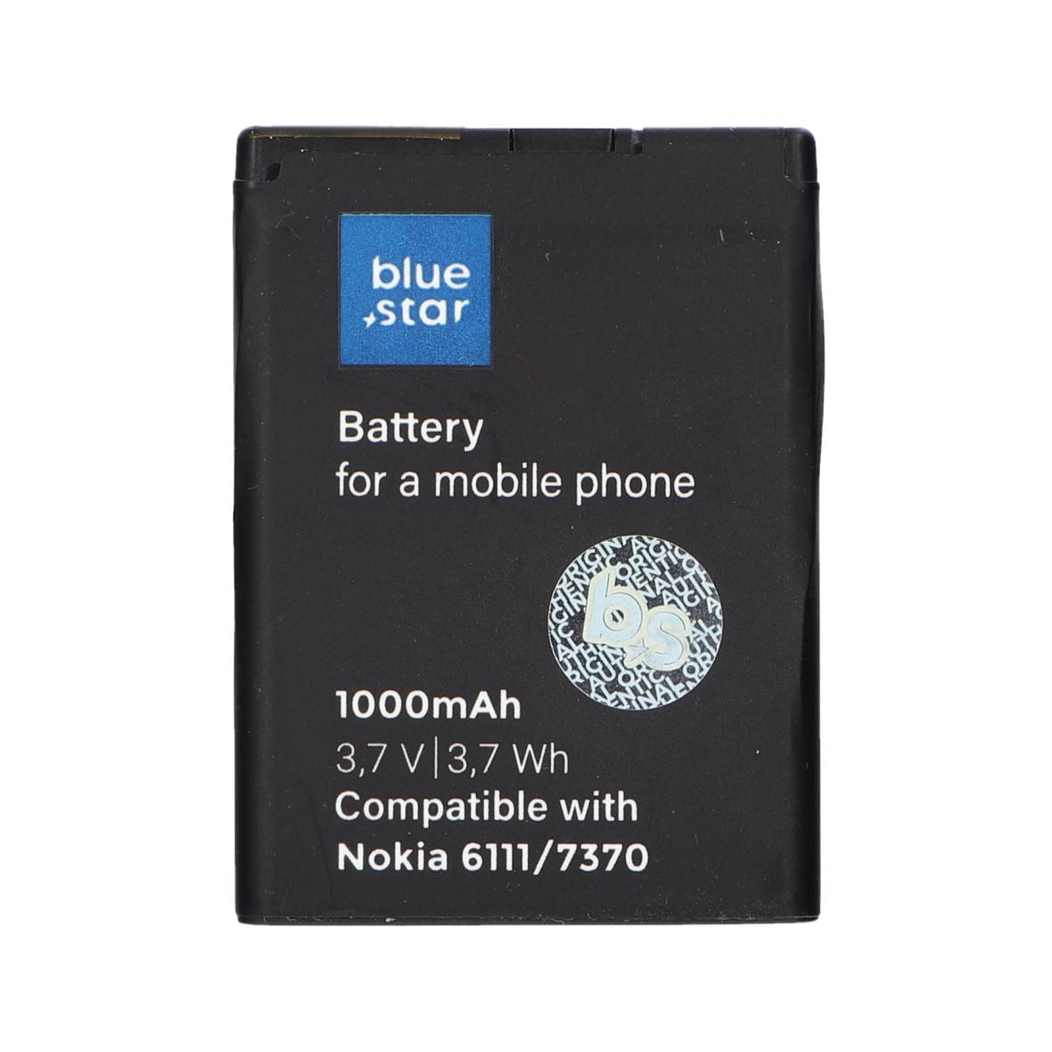 Bateria do Nokia 6111 / 7370 / N76 / 2630 / 2760 / N75 / 2600 Classic 1000 mAh Blue Star Premium