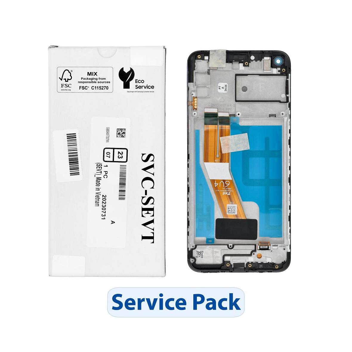 ServicePack Wyświetlacz LCD do SAMSUNG  M11 M115F GH81-18736A