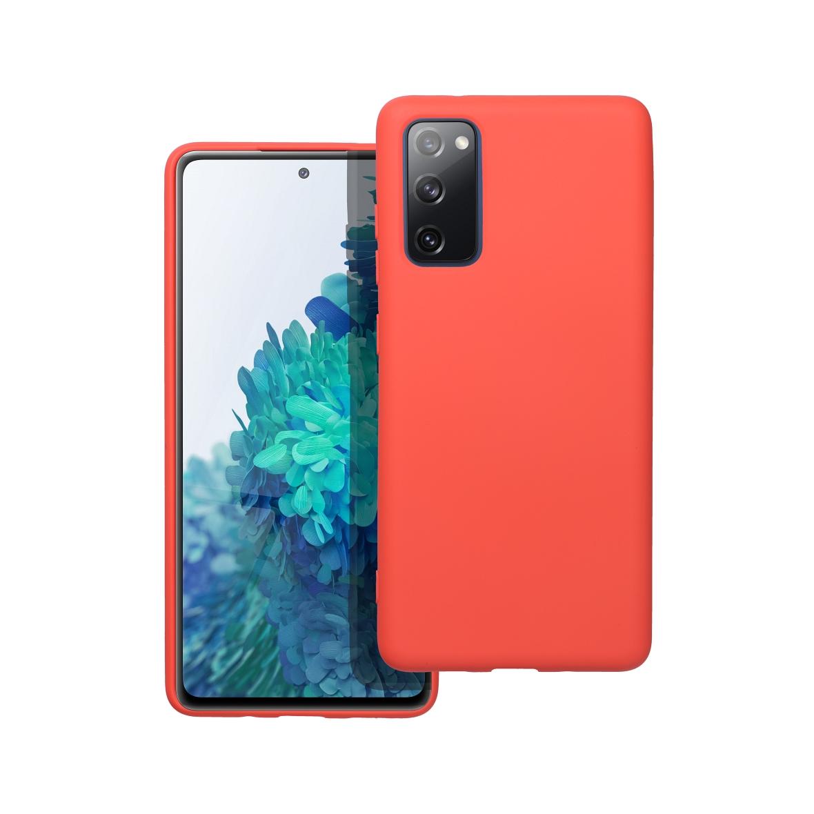 Futerał do Samsung S20 FE / S20 FE 5G Silicone brzoskwiniowy
