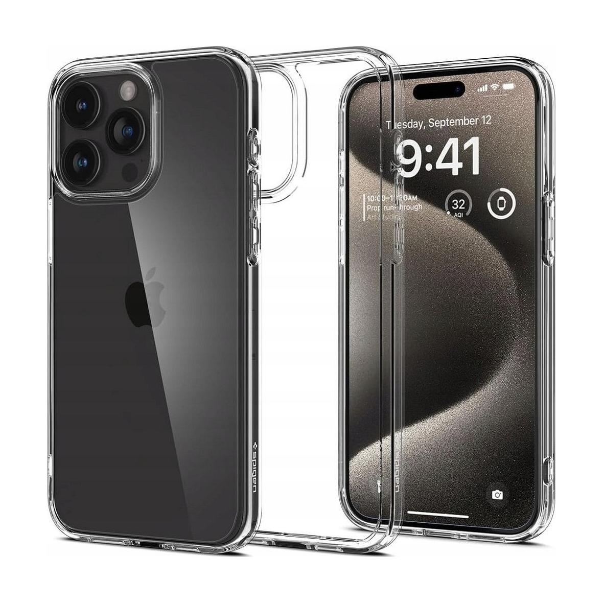 SPIGEN futerał ULTRA HYBRID do IPHONE 16 Pro crystal clear