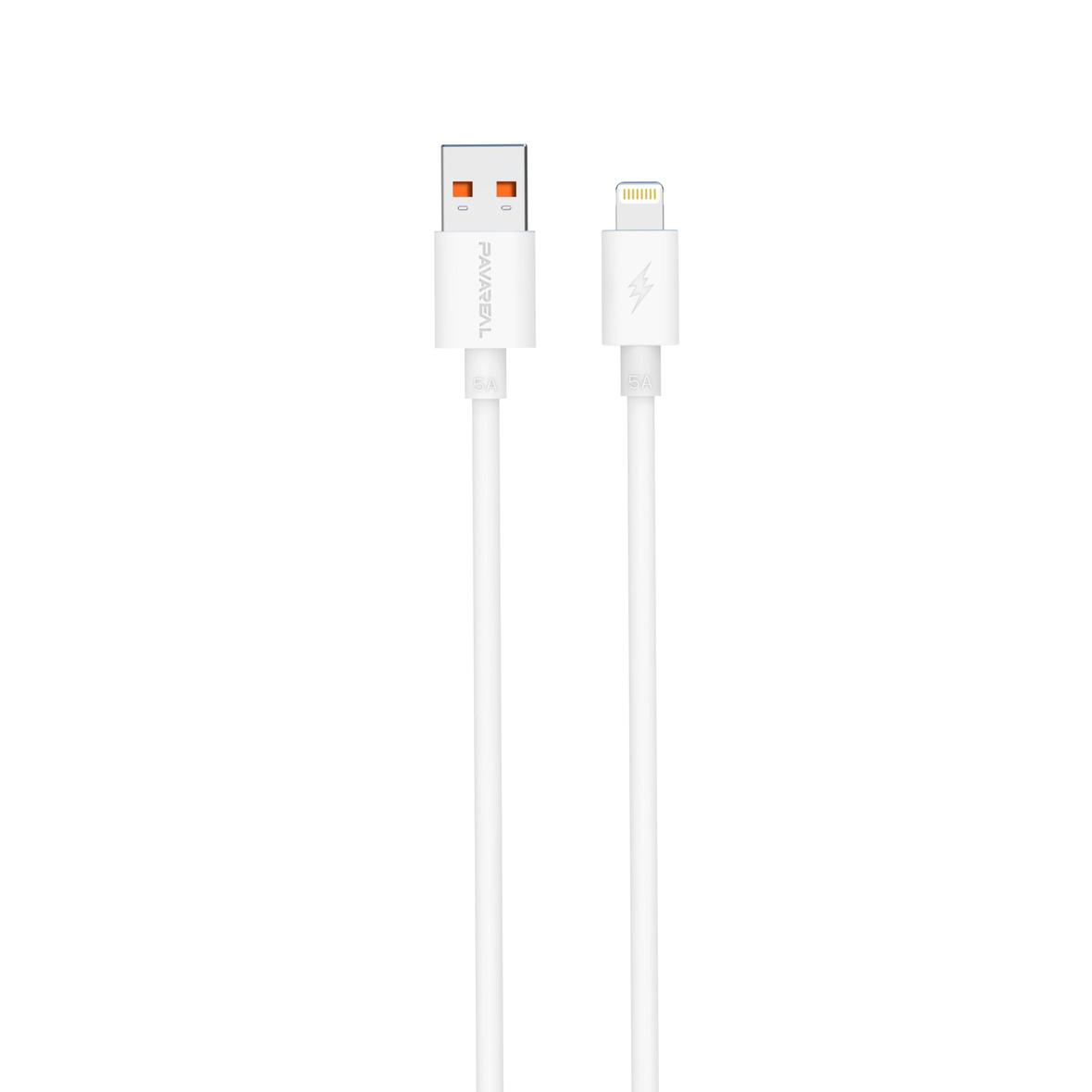 PAVAREAL kabel USB A do Lightning 5A PA-DC79I 1 m biały