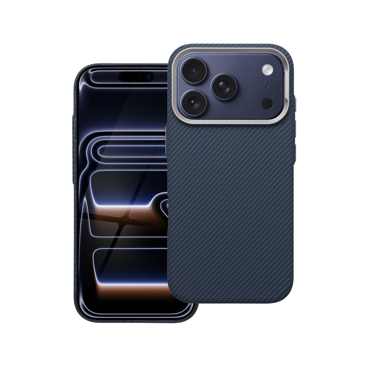 Futerał do iPhone 17 Kevlar zgodny z MagSafe niebieski