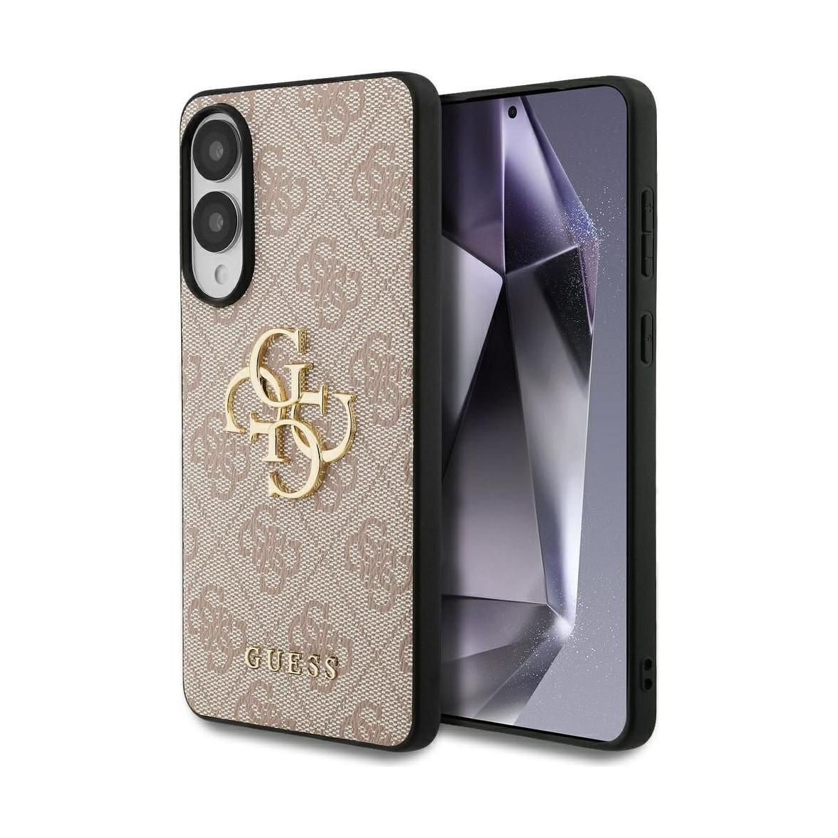GUESS futerał do SAMSUNG S25 Edge GUHCS25E4GMGPI (4G PU Big Logo) różowy