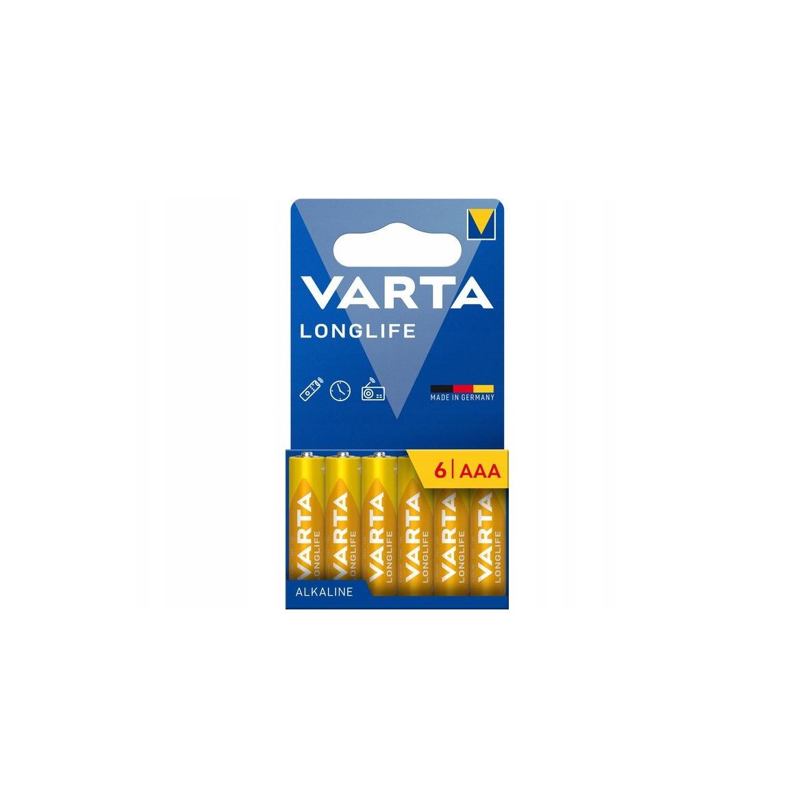 VARTA bateria alkaliczna R3 (AAA) Longlife 6 szt