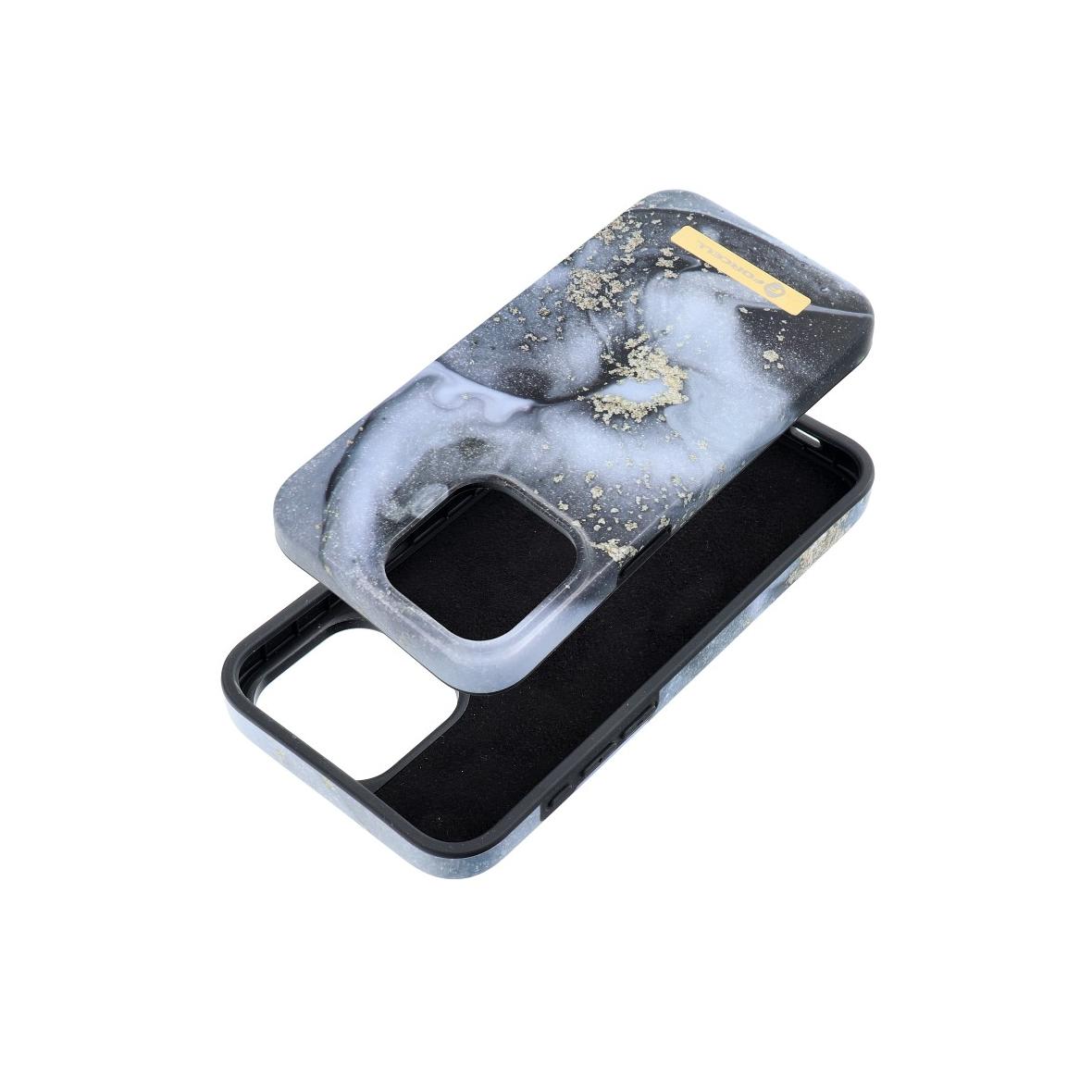 Etui na iPhone 15 PRO MAX Forcell F-Protect Mirage zgodny z MagSafe marble mist