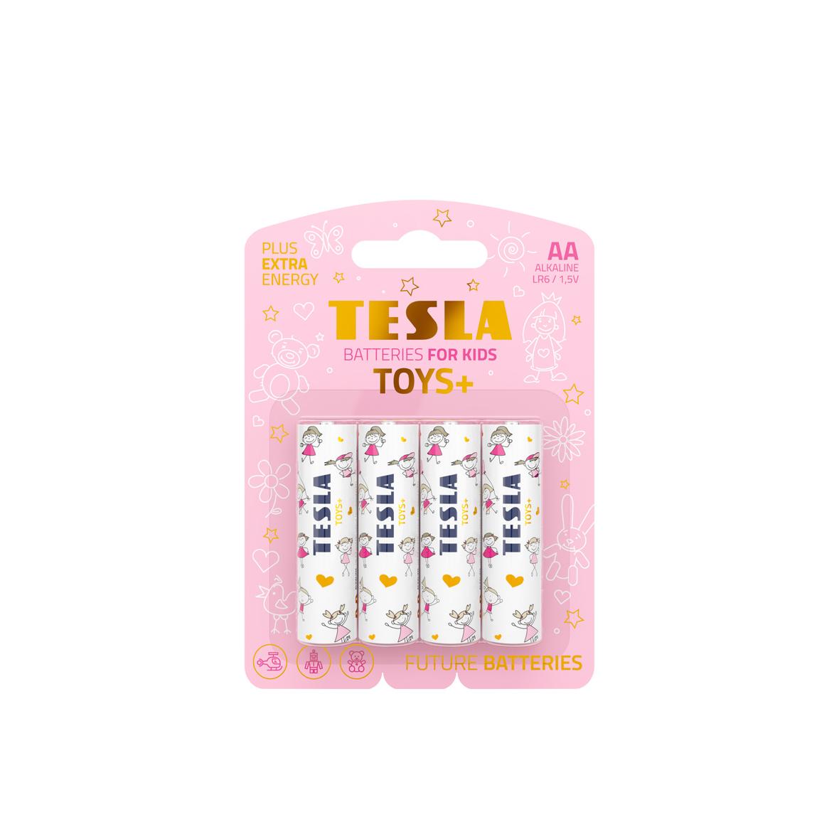 TESLA bateria alkaliczna R6 (AA) TOYS+ GIRL [4x120] 4 szt