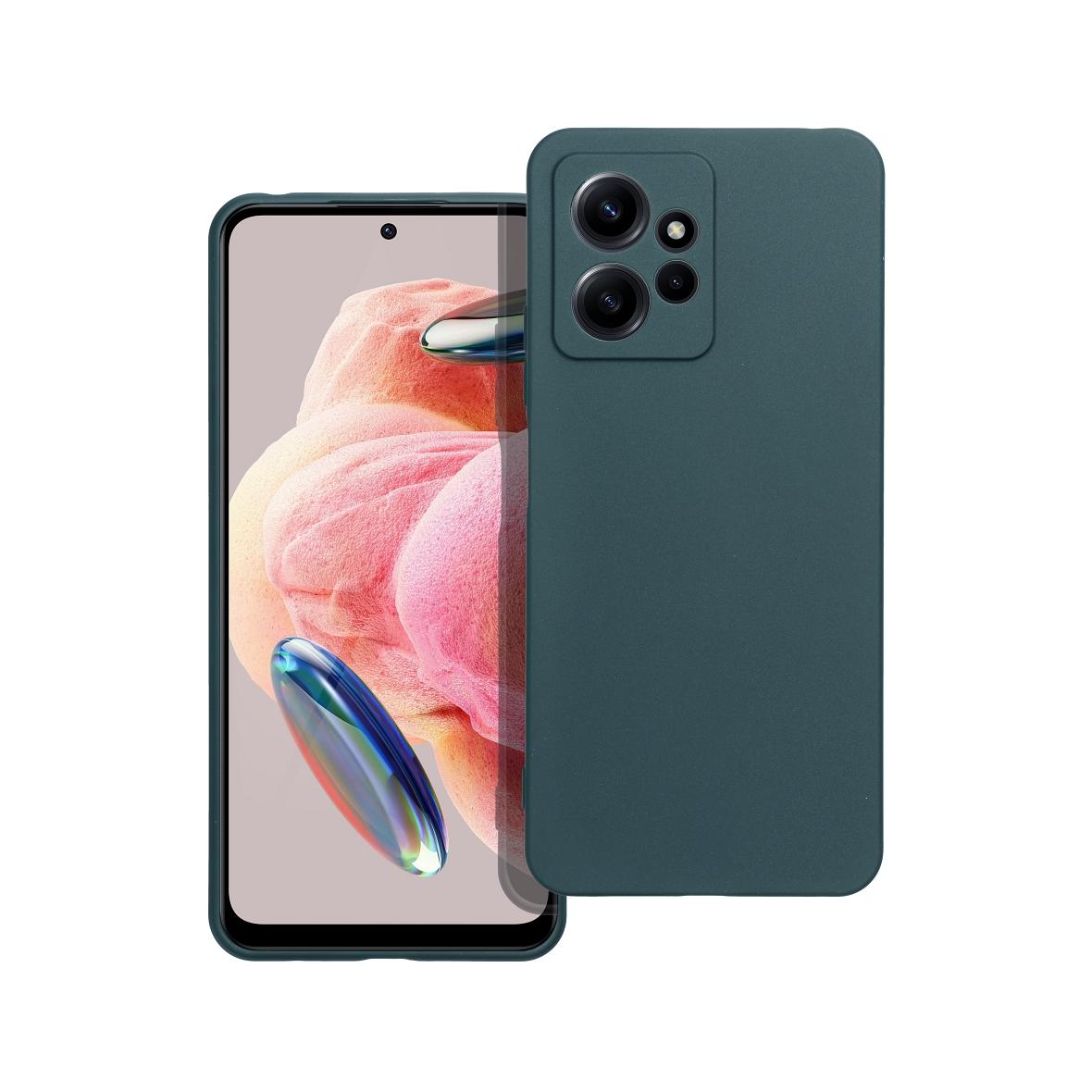 Futerał MATT do XIAOMI Redmi Note 12 4G ciemnozielony