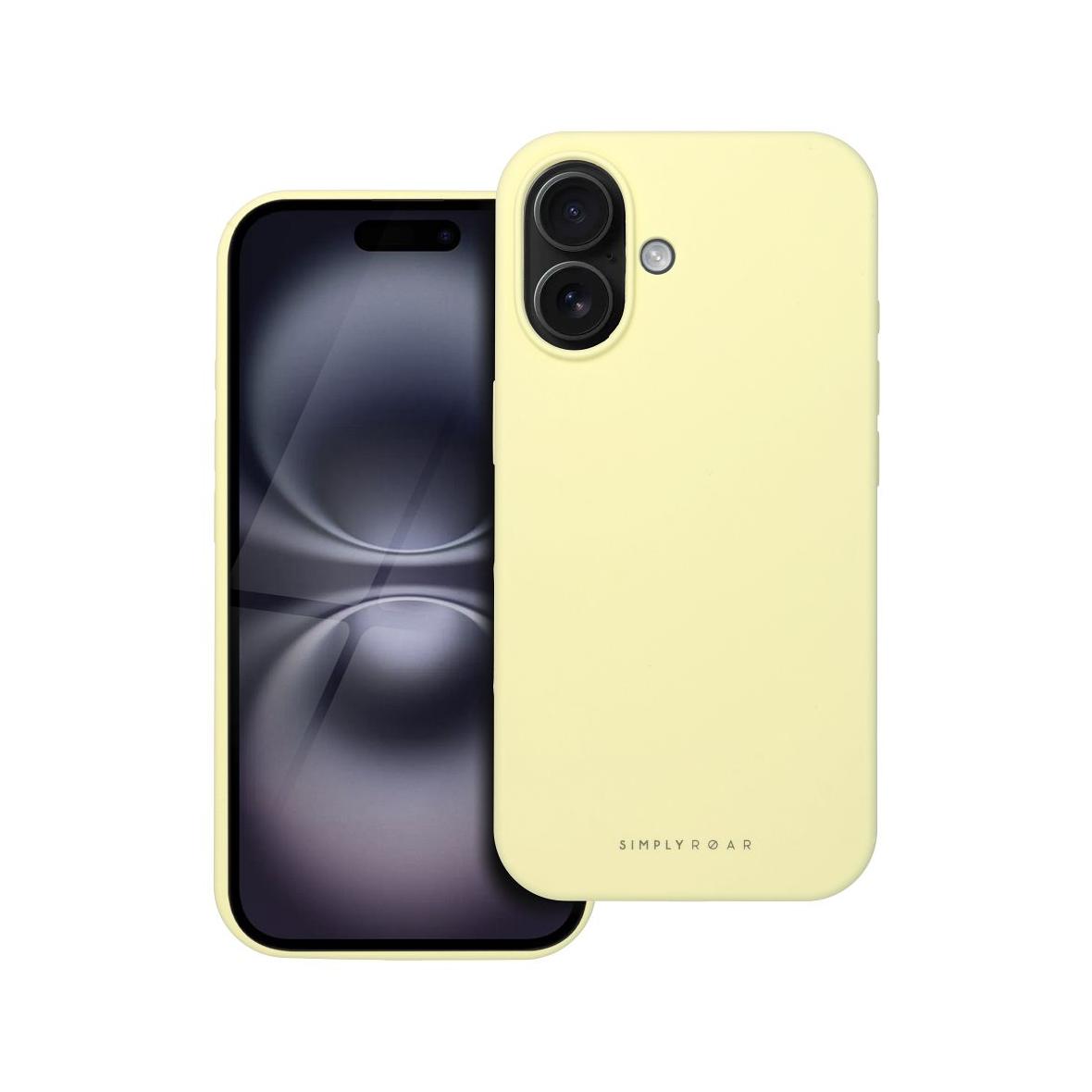 ROAR futerał CLOUD SKIN do IPHONE 16 Jasnożółty
