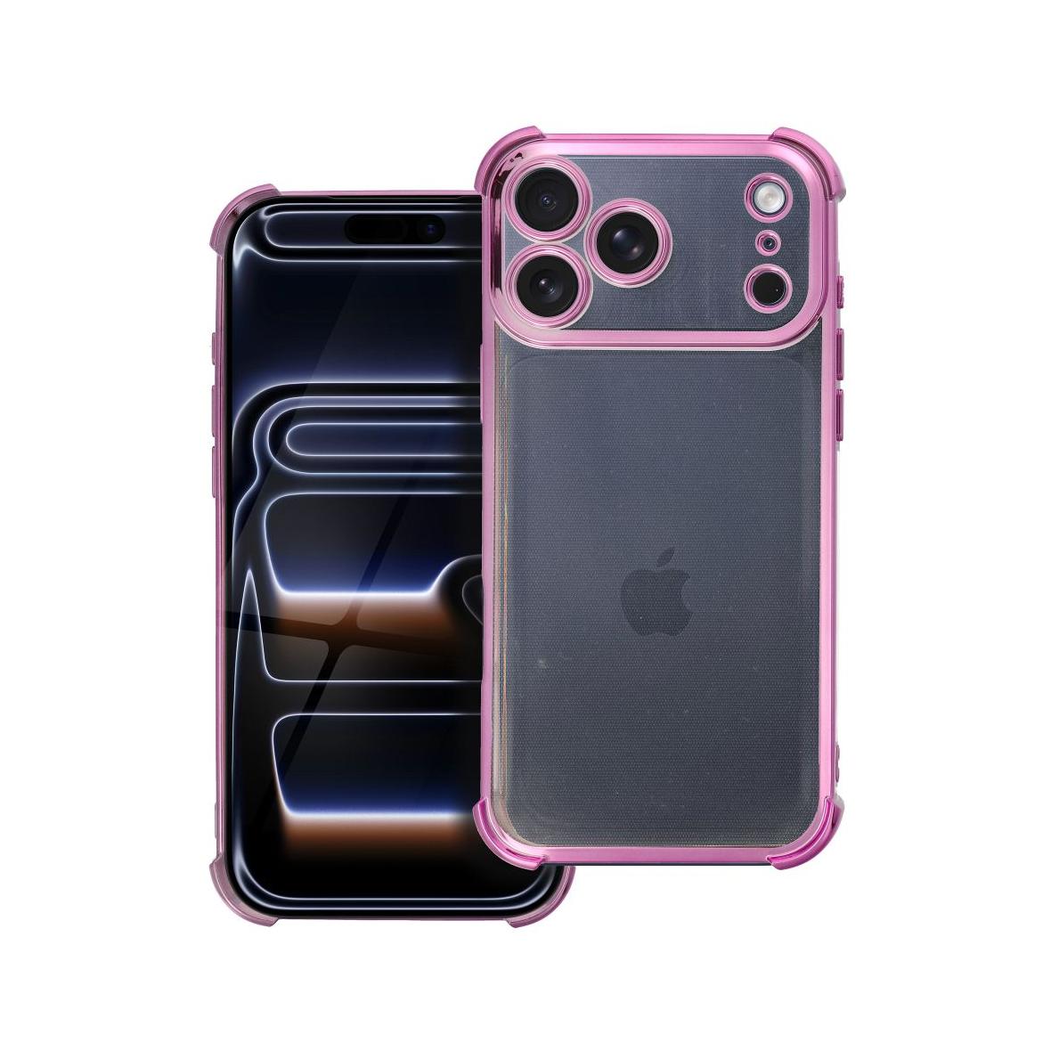 Futerał do iPhone 17 PRO MAX Antishock Electro purpurowy
