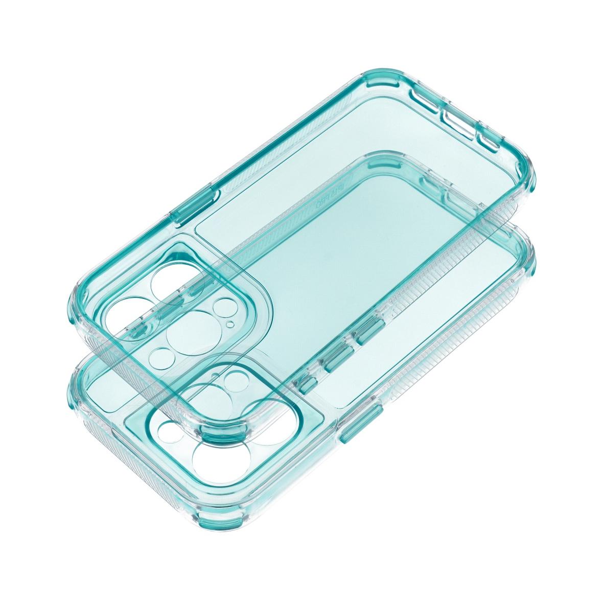 Futerał do iPhone 14 Matrix Clear miętowy