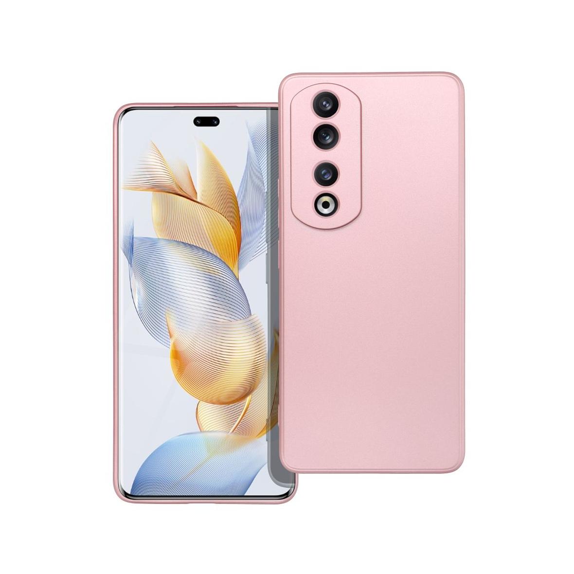 Futerał do Honor 90 PRO 5G Metallic różowy