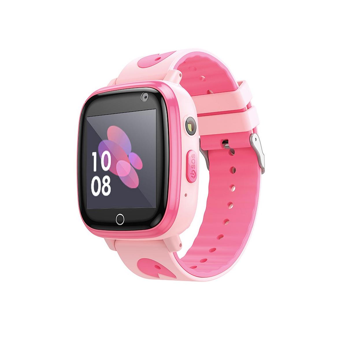 Smartwatch dla dzieci Hoco 1,44" 2G z funkcją rozmowy Y100 różowy