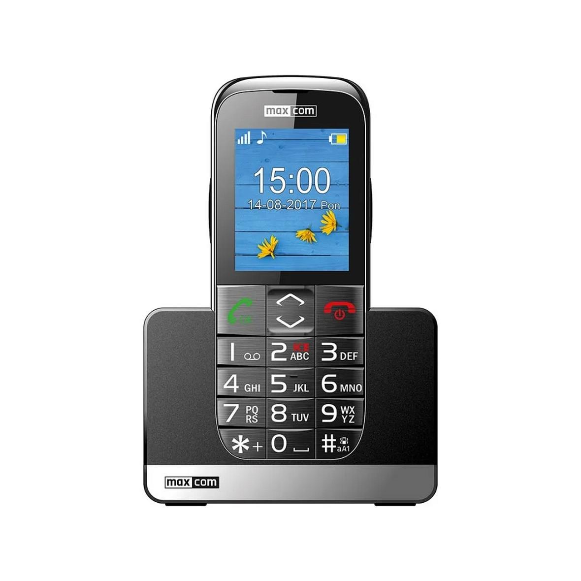 MAXCOM telefon dla seniora MM720 SE czarny