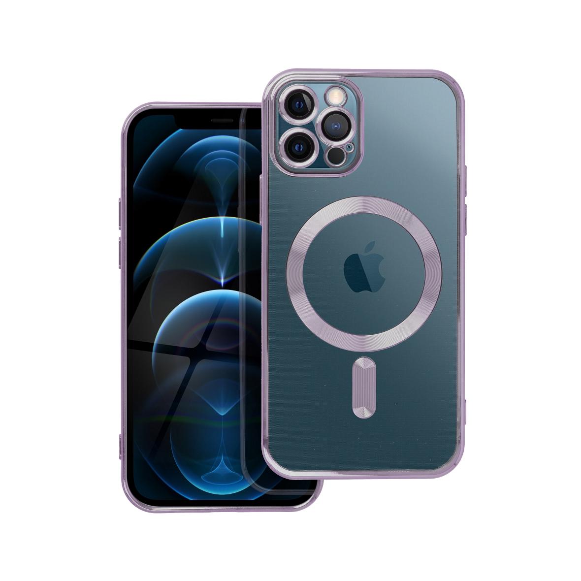 Futerał do iPhone 12 PRO Electro Mag Cover zgodny z MagSafe fioletowy