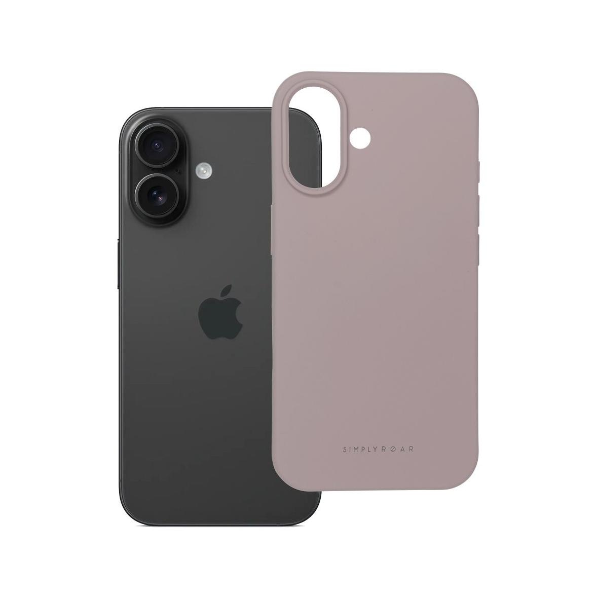 ROAR futerał SPACE do IPHONE 16 pudrowy róż